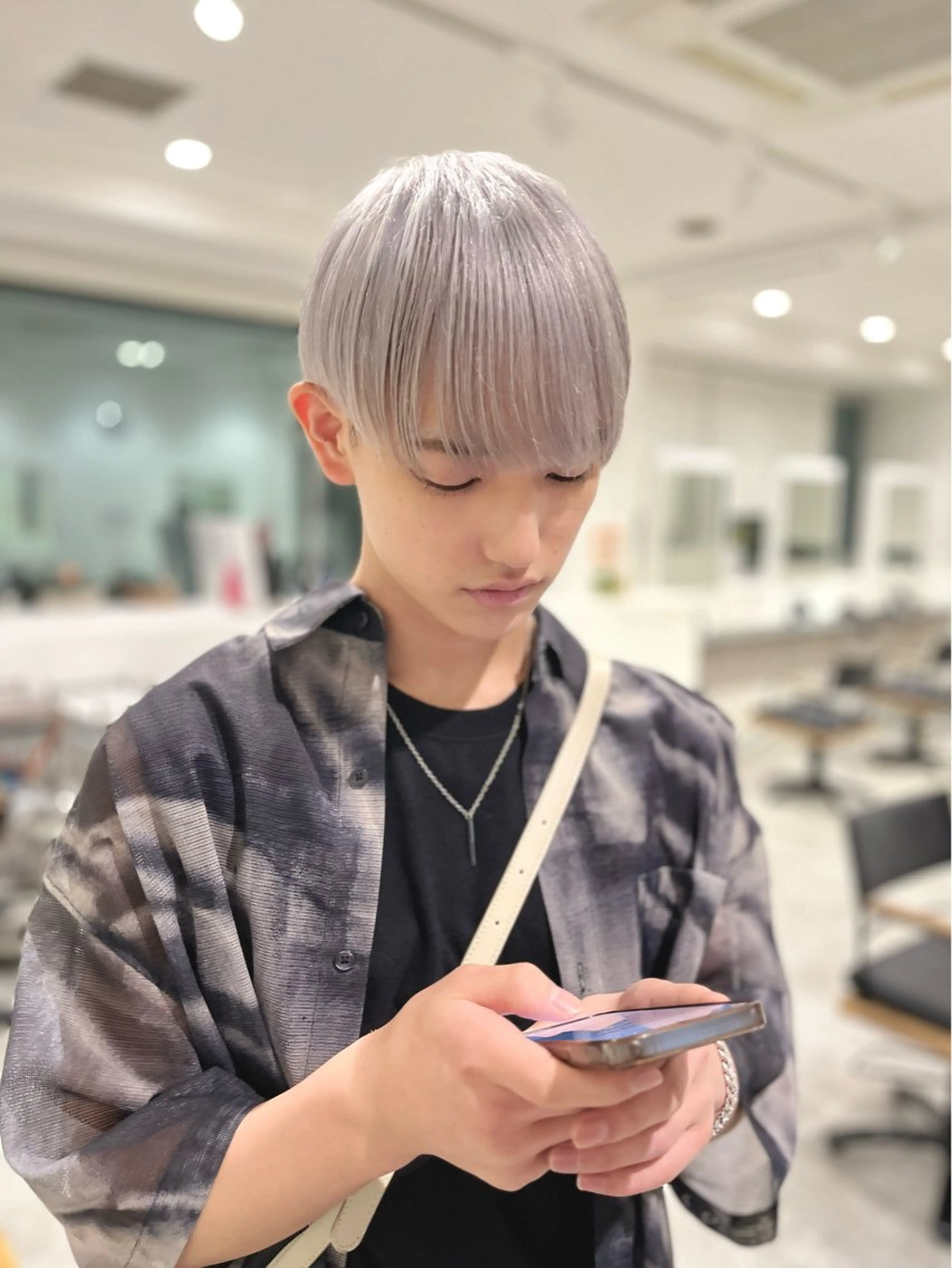 ショート カラー メンズ メンズ特化美容師/ NANA/中屋真之介のヘアスタイル