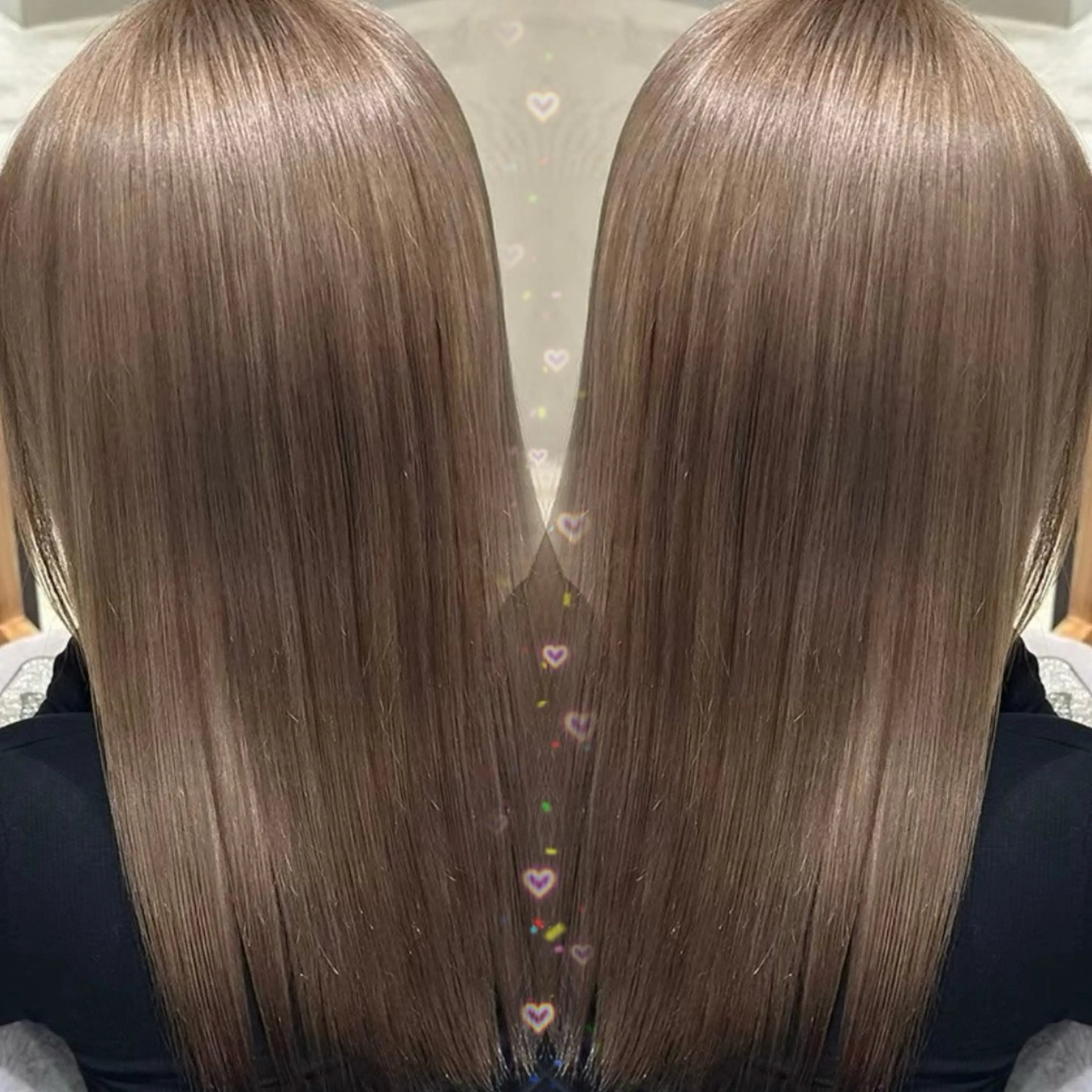 セミロング カラー Ma cherie by Lond所属・ハイトーン/ ブリーチAikaのヘアスタイル