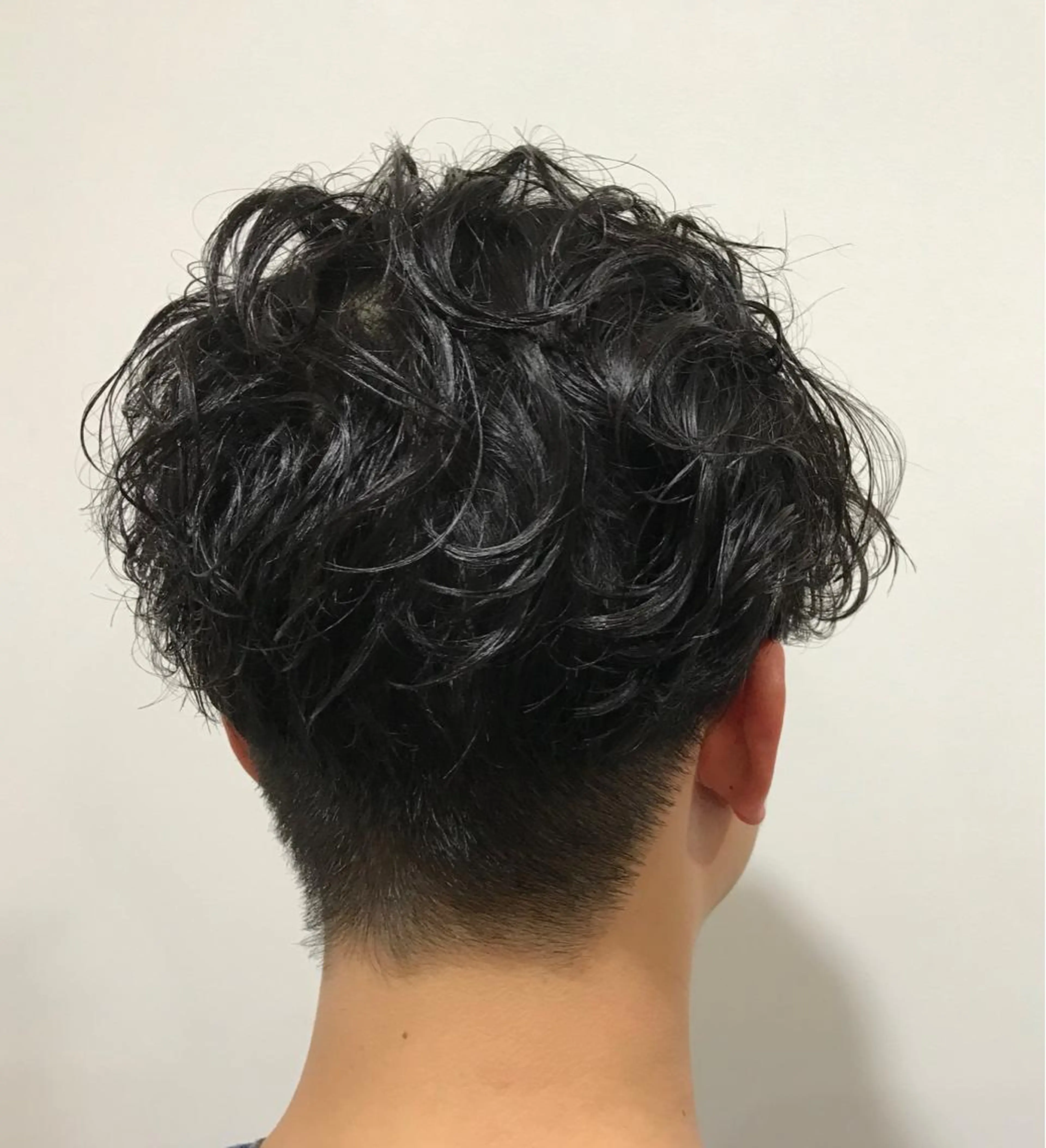 パーマ メンズ 暖色カラー🍊 ボブ🌿顔周りcutのヘアスタイル