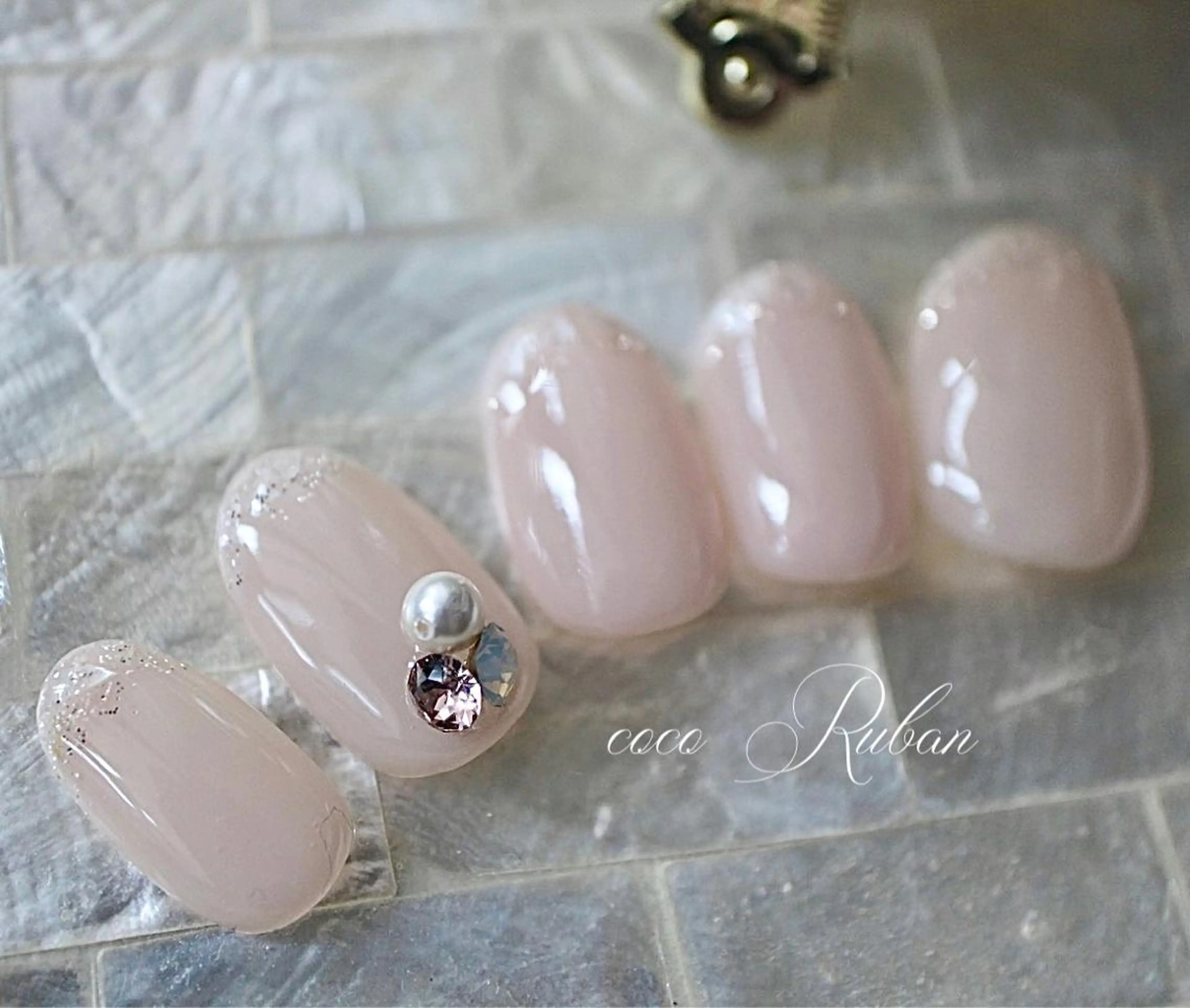 ネイル 自爪育成ネイルサロン ココリュバンのネイルデザイン