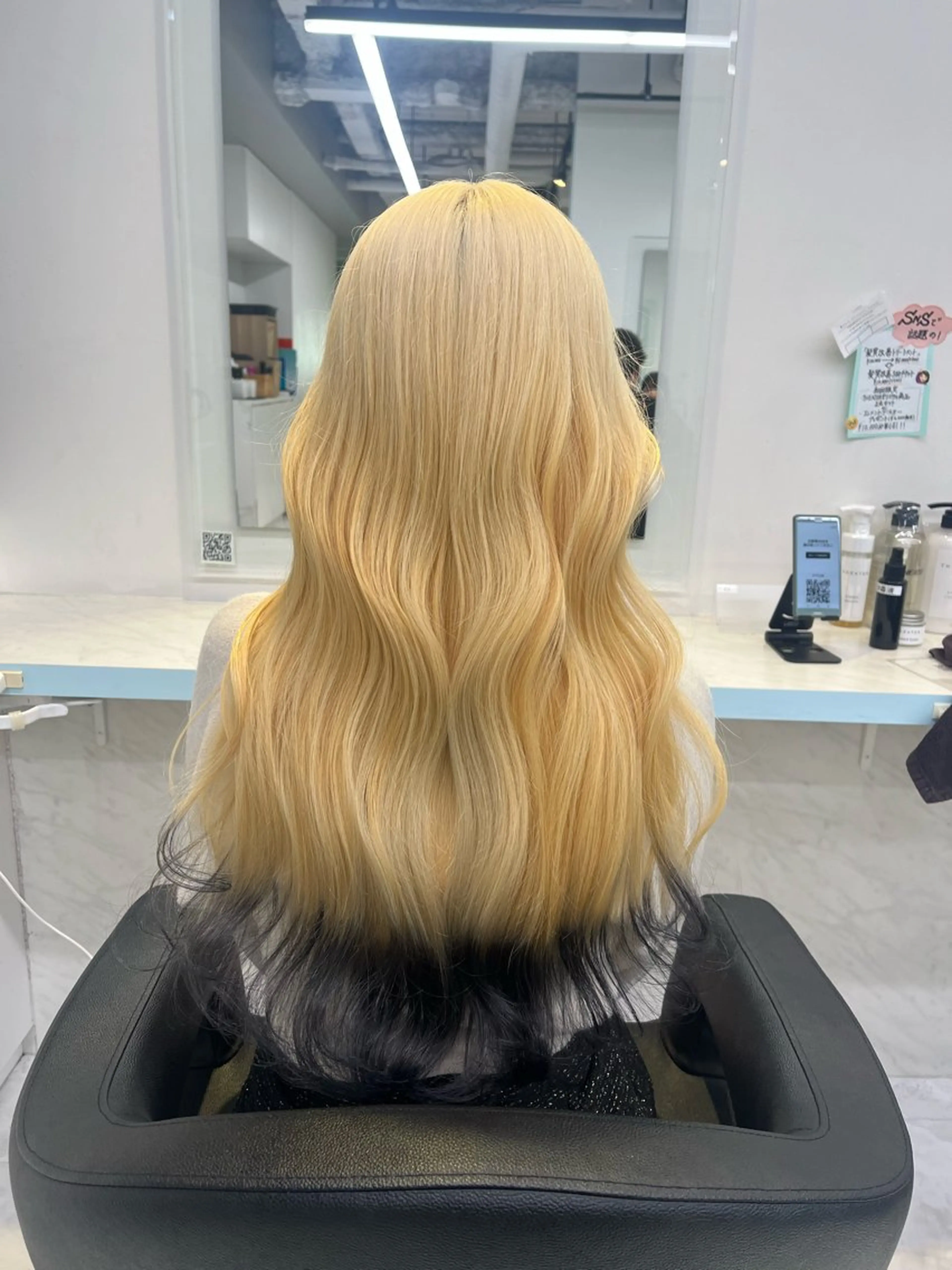 ロング カラー ヘアカラー トリートメント ブリーチカラー 🩵MIZUKIのヘアスタイル