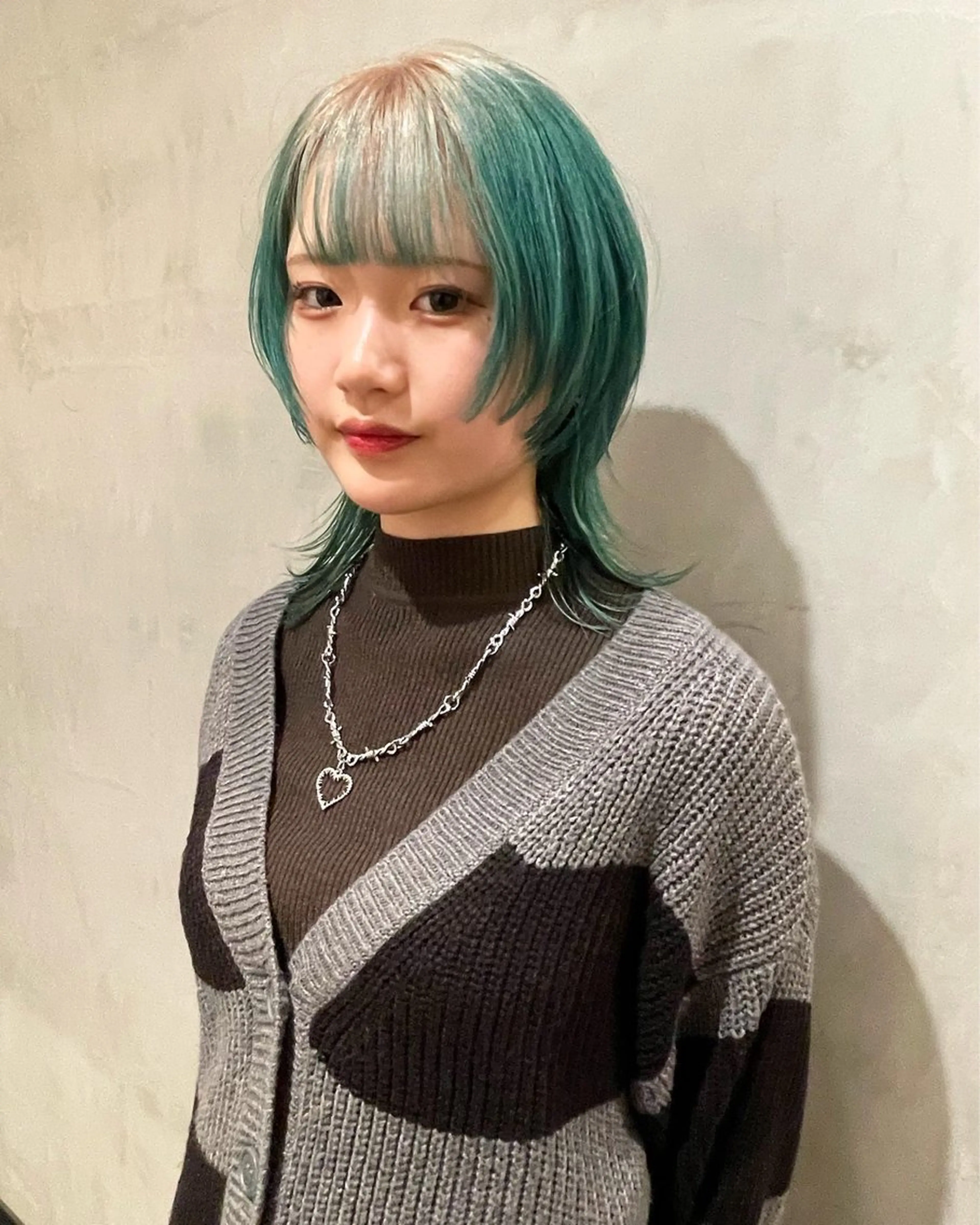 ミディアム カラー カット ヘアカラー トリートメント 優作 〜圧倒的信頼〜のヘアスタイル