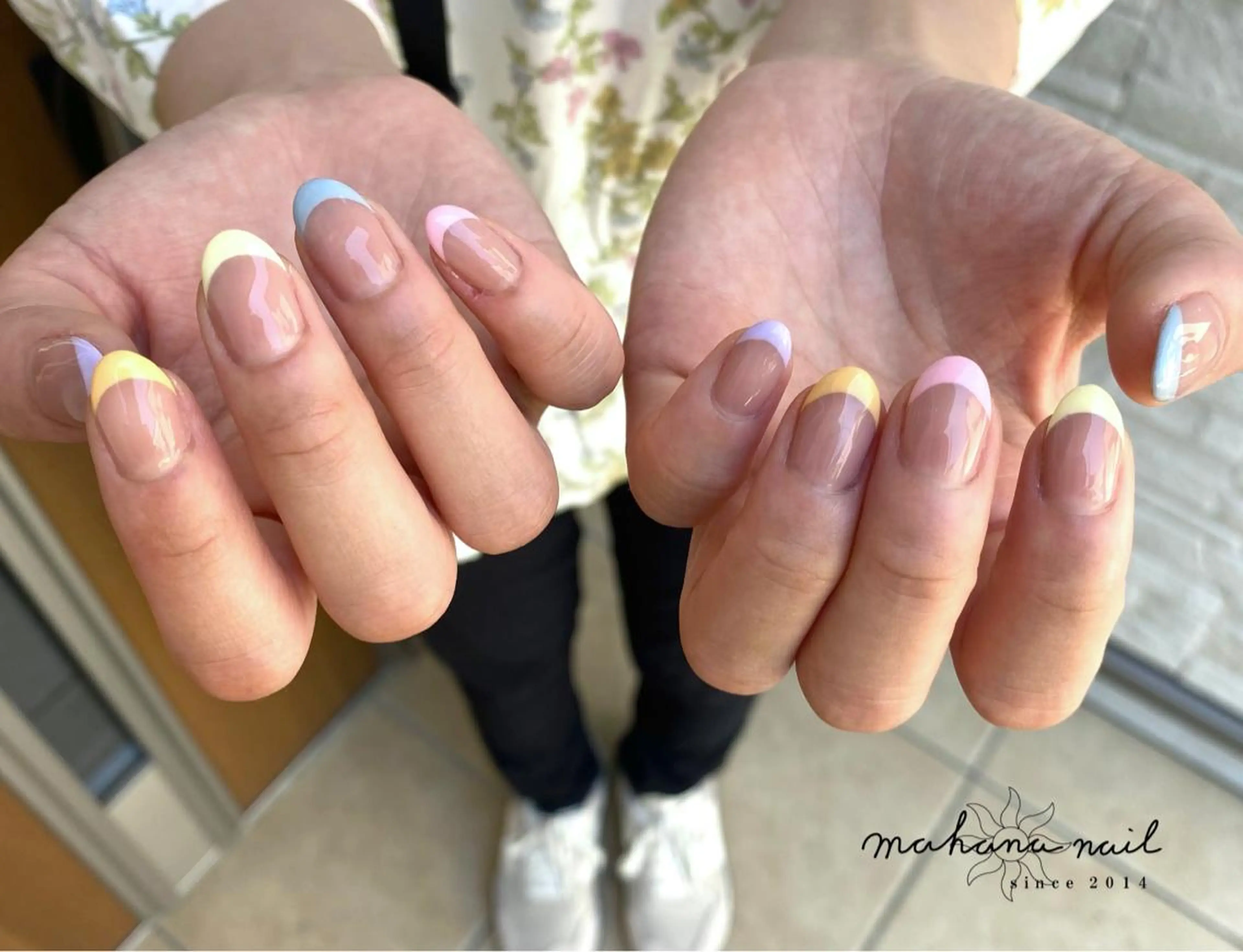 ネイル フレンチネイル mahana nailのネイルデザイン