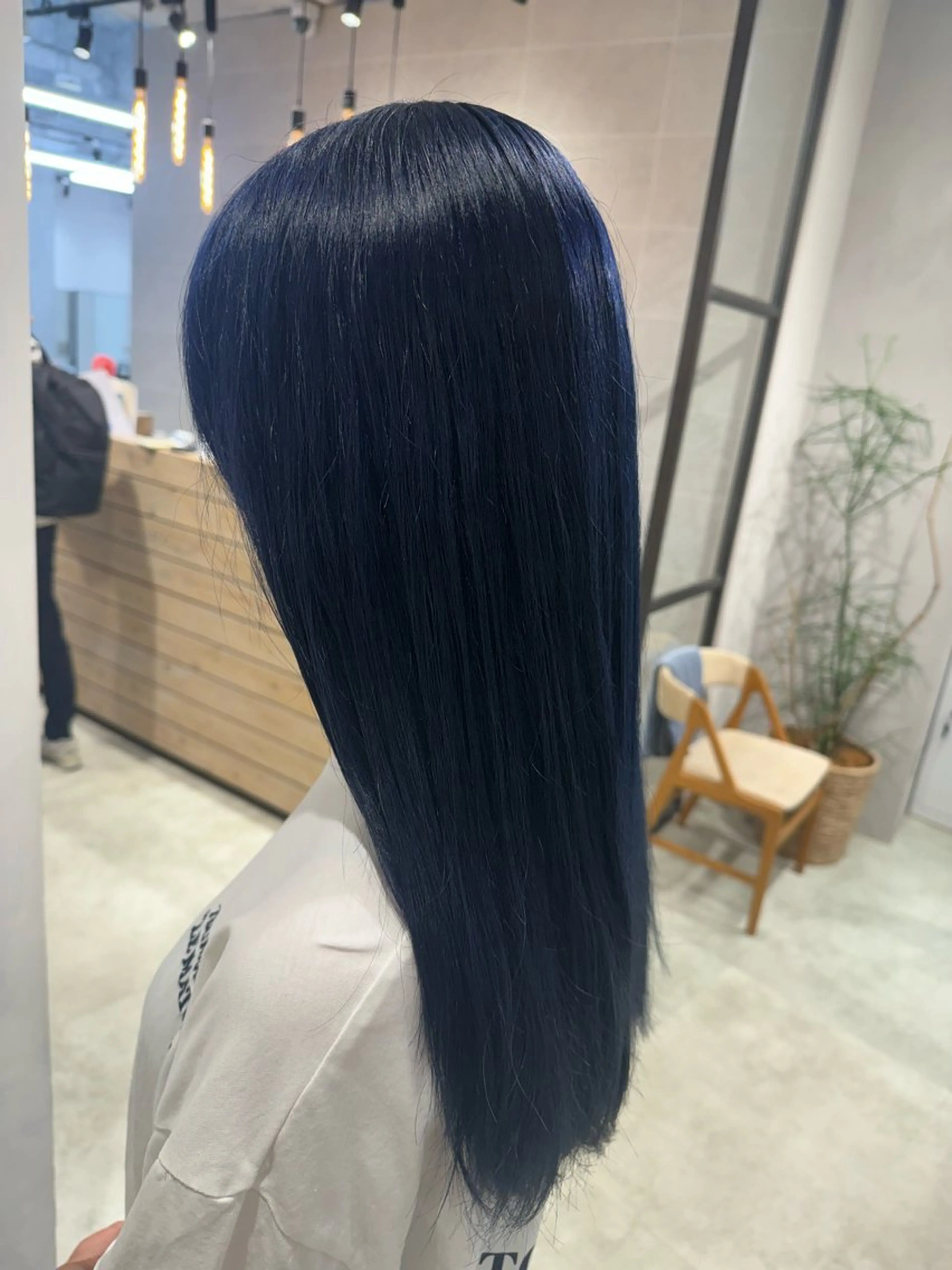 ロング カラー ブルーカラー カット ヘアカラー トリートメント 透明感カラー✨艶髪 制作🌱山根あゆみのヘアスタイル