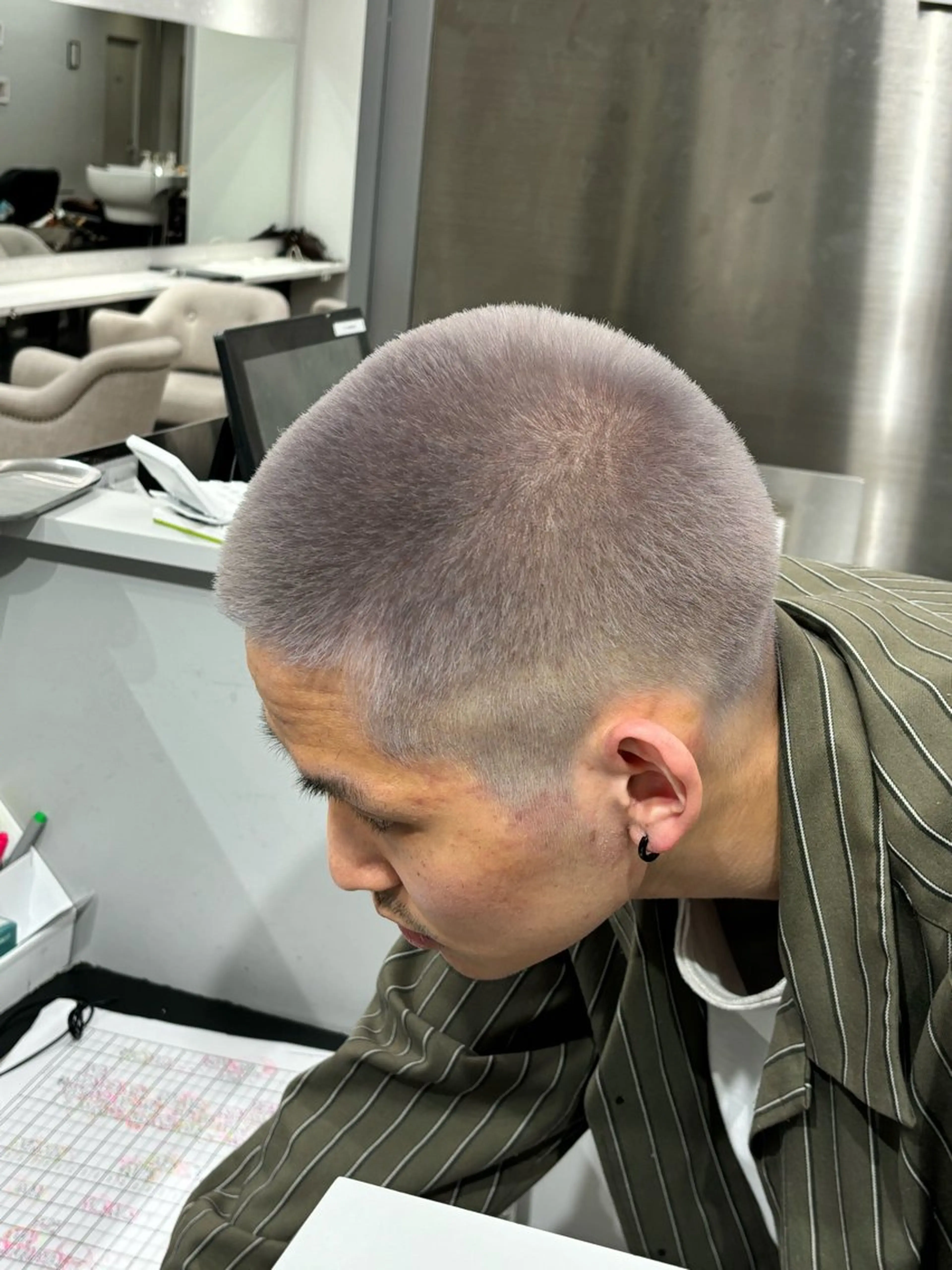 ショート メンズ カット ヘアカラー 🍐シャドウパーマ メンズ特化/守岡🍐のヘアスタイル