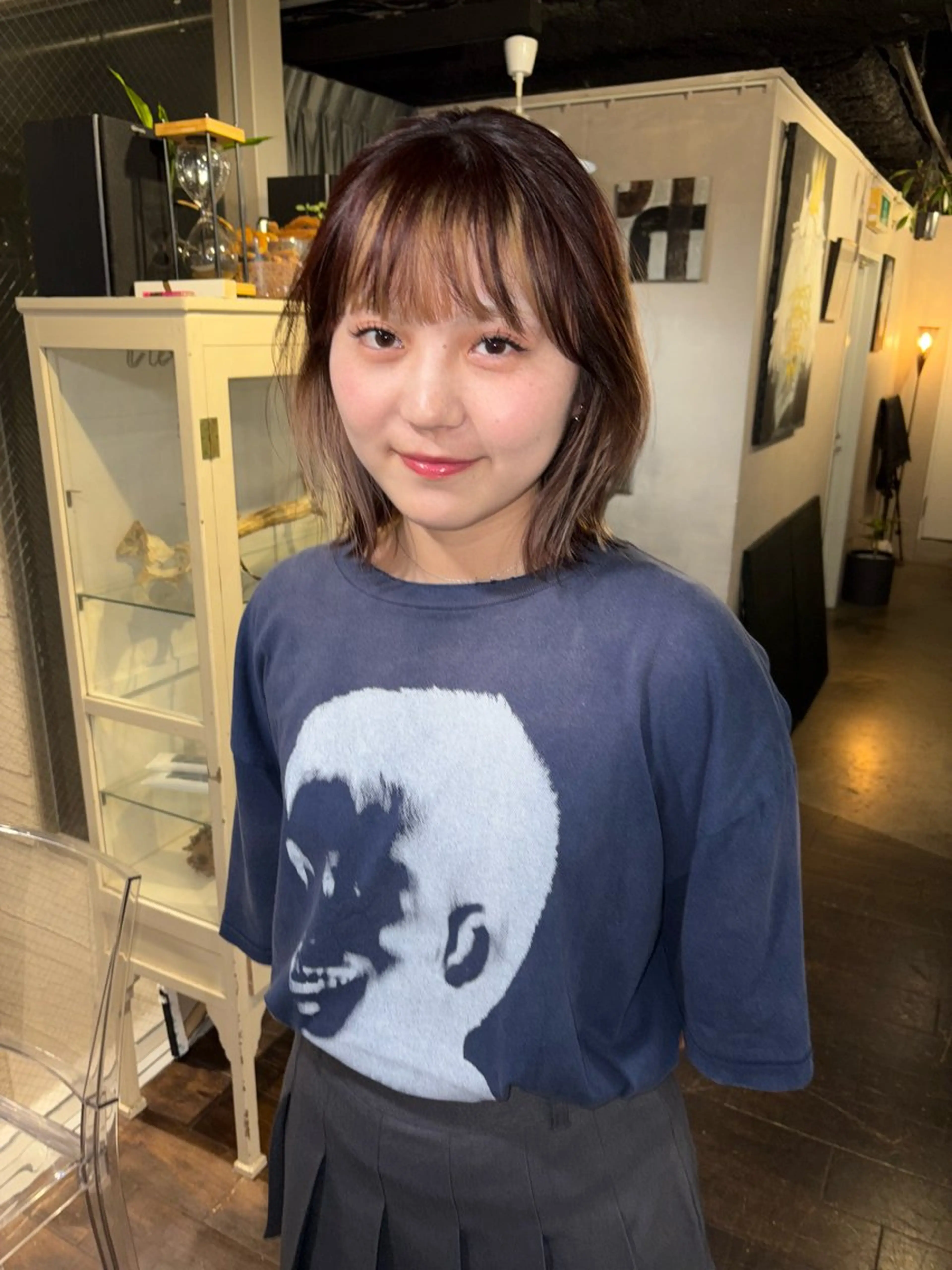 ショート カラー カット ヘアカラー givet所属・心斎橋/デザインカラ ー/海外風/ナツミのヘアスタイル