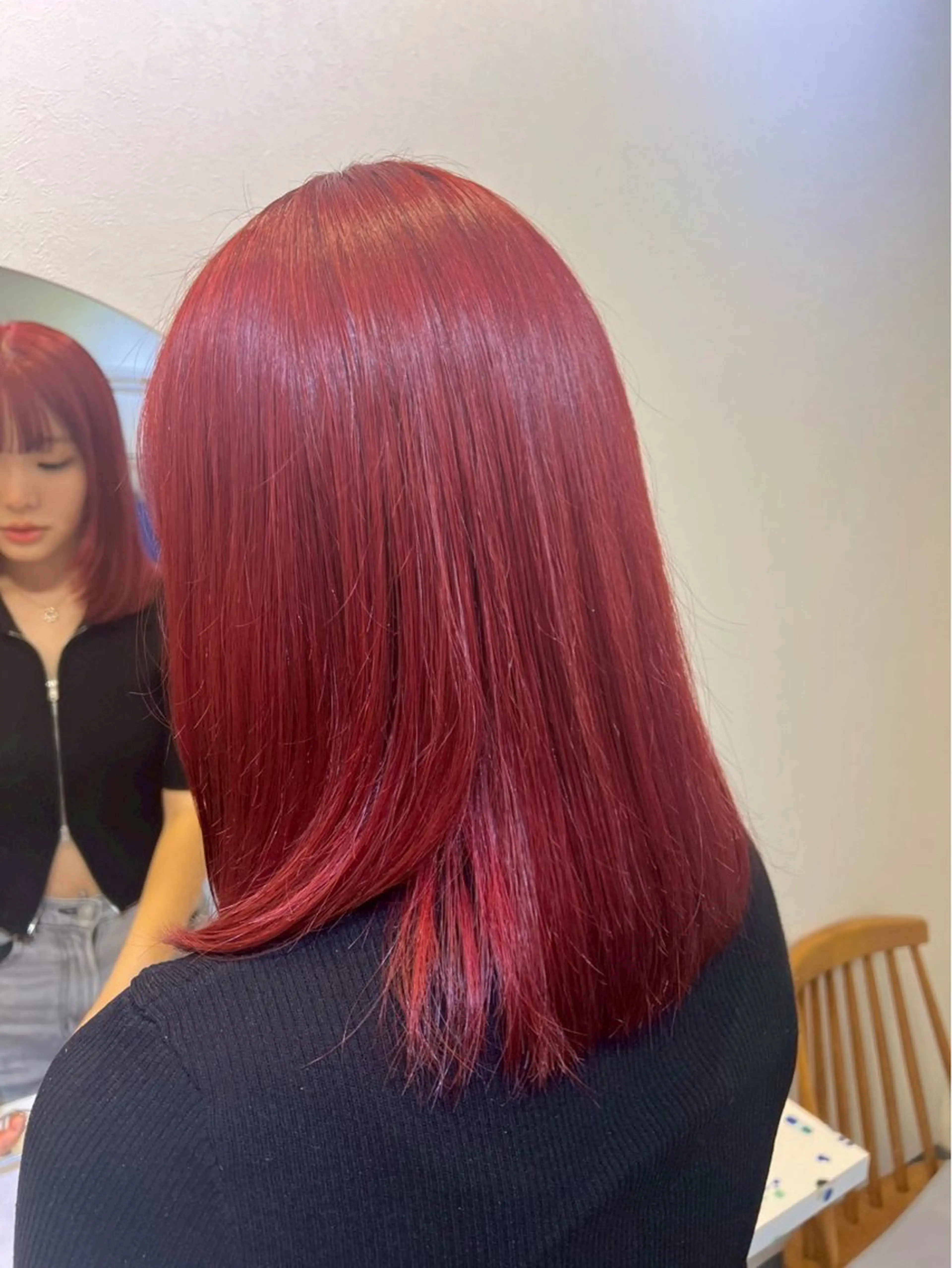 セミロング カラー 柔らかい／抜け感/ SOU🫧のヘアスタイル