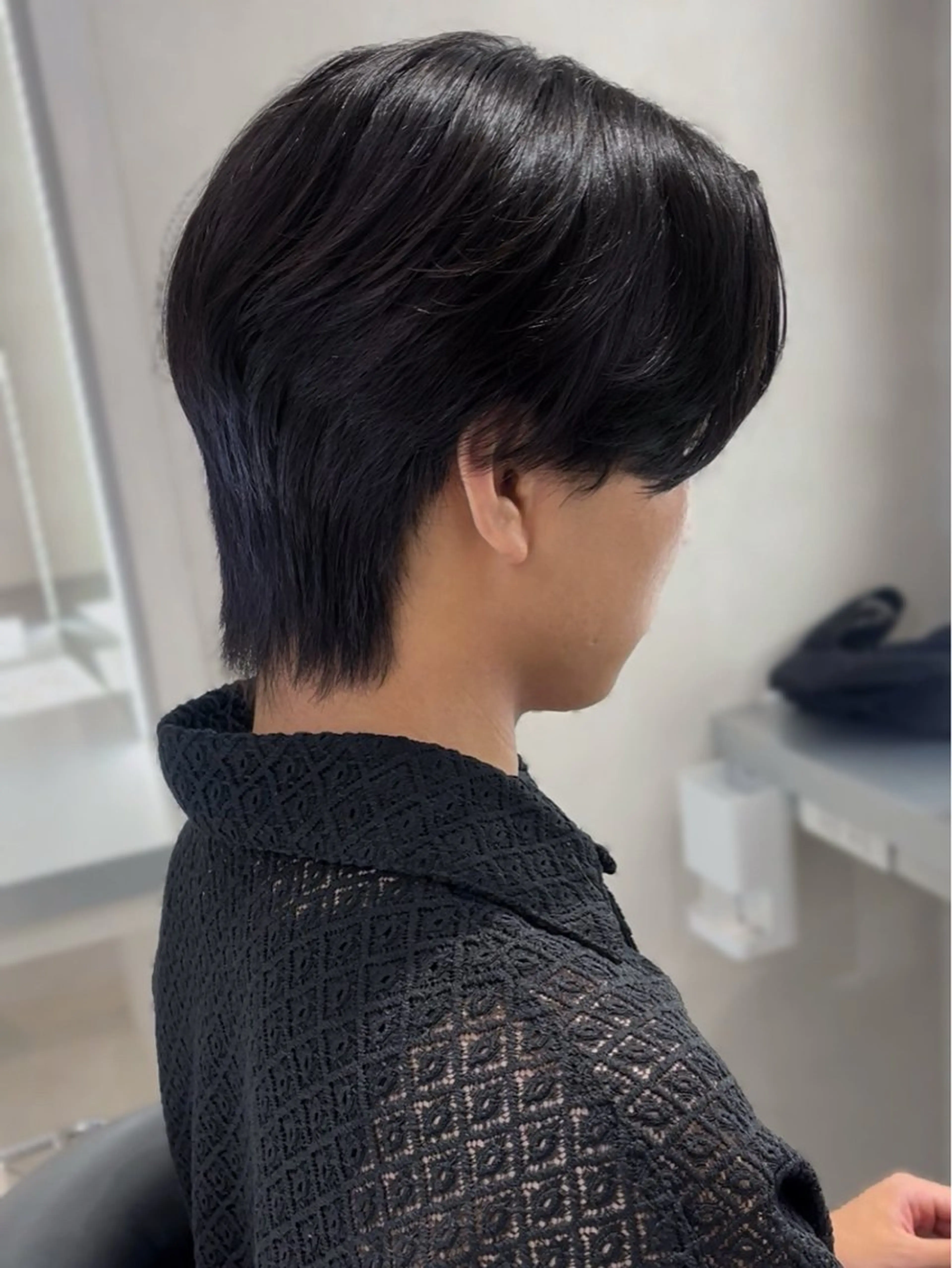 パーマ メンズ カット パーマ メンズセンターパート 池袋/wakanaのヘアスタイル