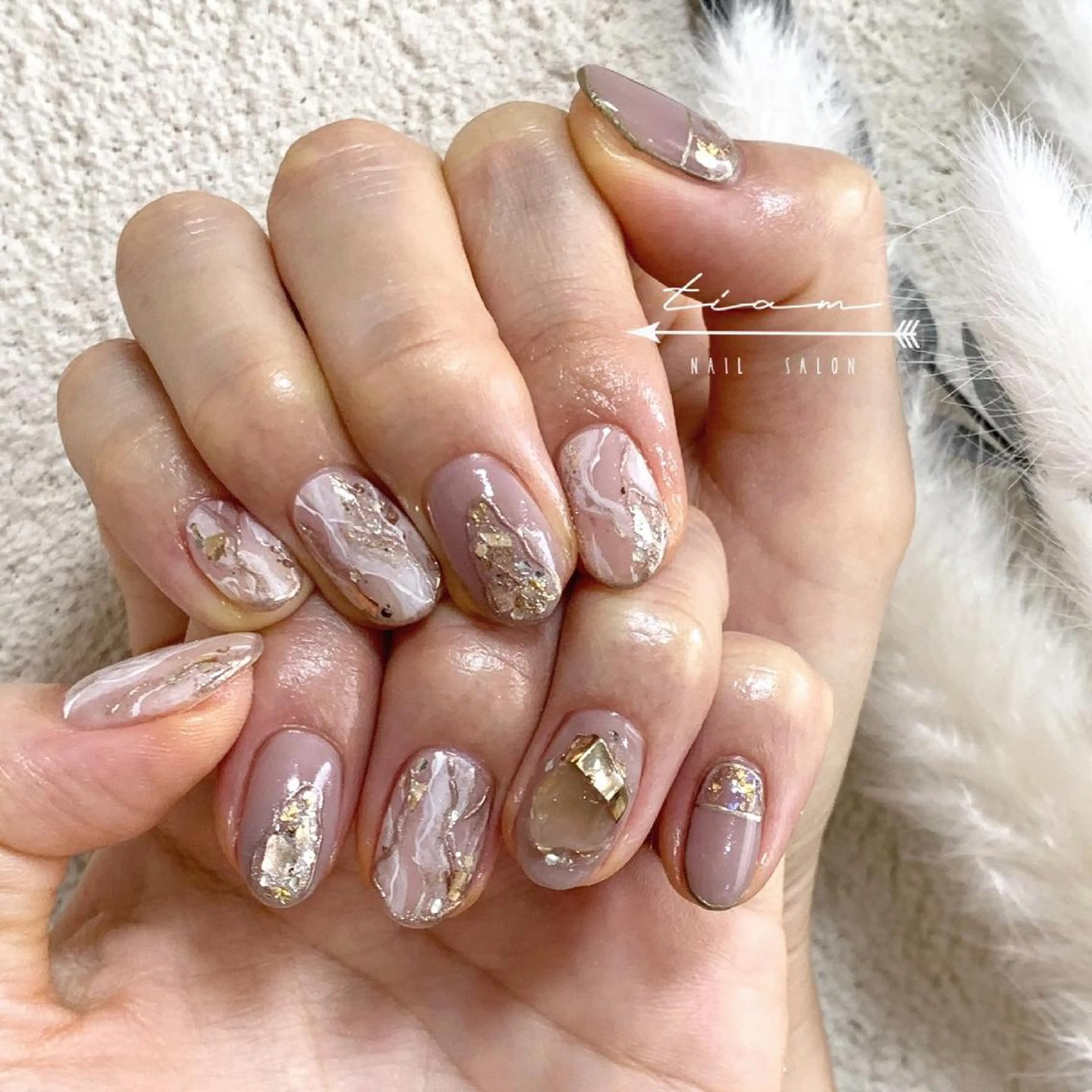 ネイル 𝑡𝑖𝑎𝑚𓂃 きむらゆきののネイルデザイン