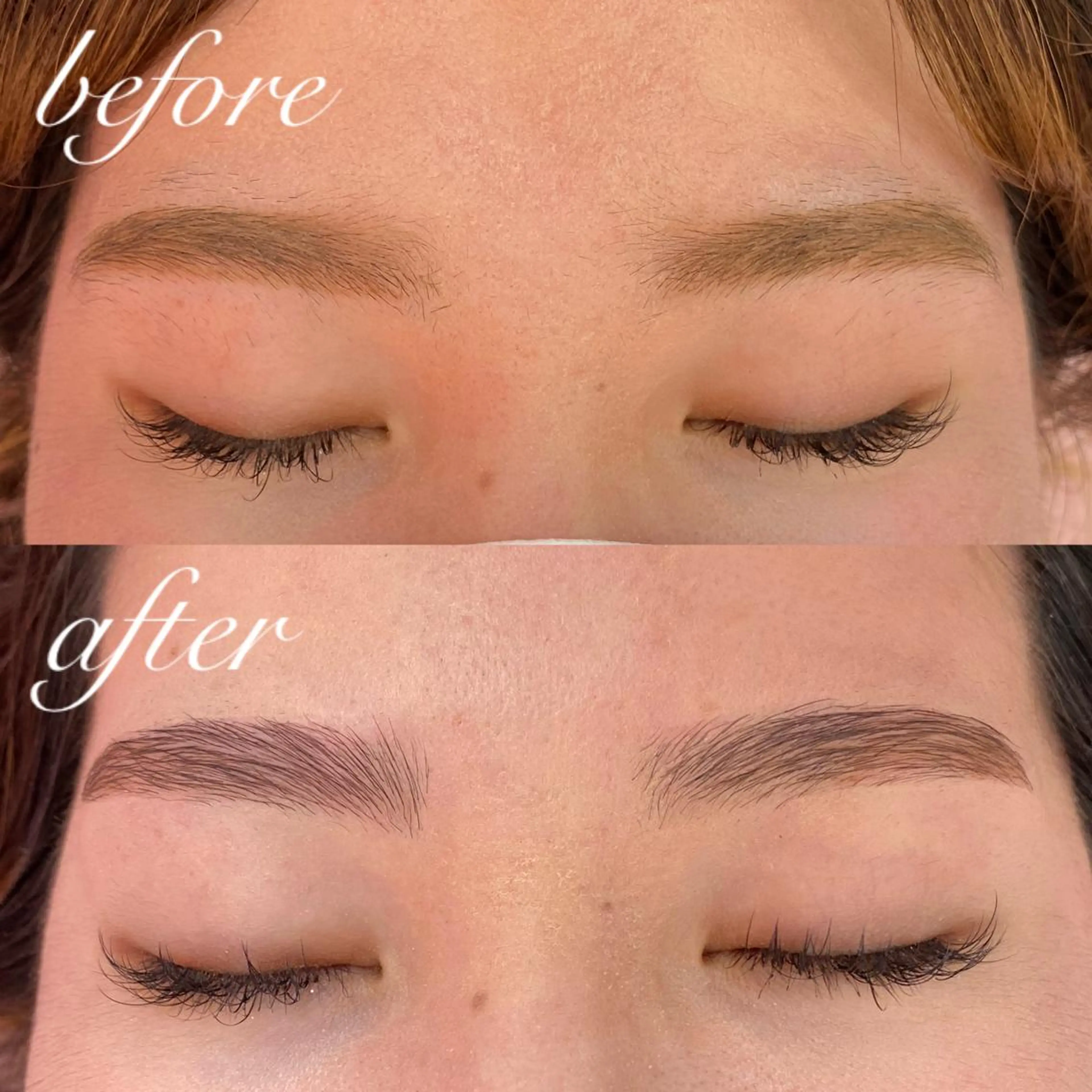 アイブロウ ハリウッドブロウリフト MADEMORE eyelashのマツエク・マツパデザイン