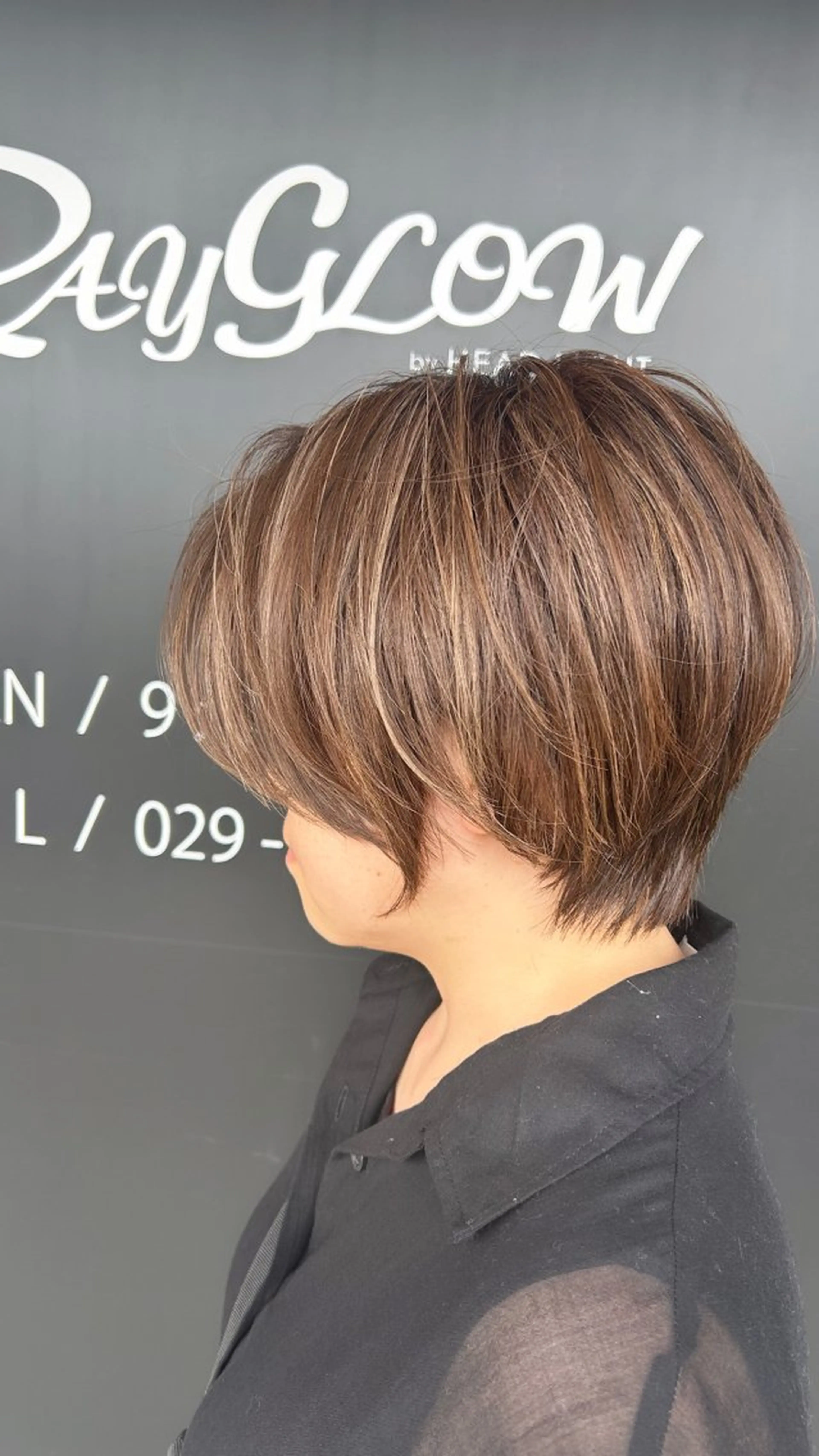 ショート カット ヘアカラー RAYGLOW  by HEADLIGHT ひたちなか店所属・ナチュラル/ボブ/ レイヤー/後藤健吾のヘアスタイル