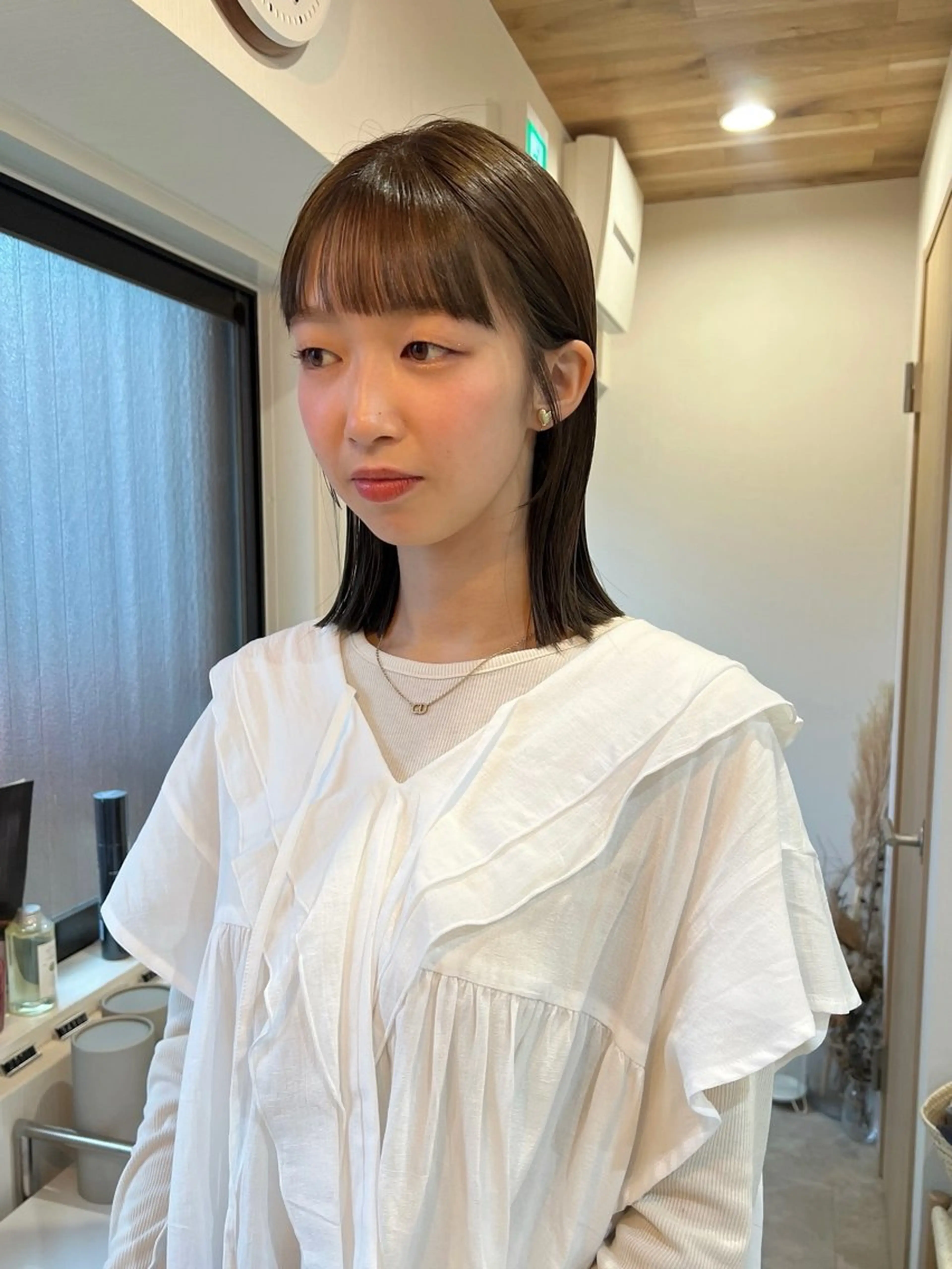 ショート カラー カット ヘアカラー 縮毛矯正 トリートメント トレンドと似合わせ/ マンツーマン/西上楓のヘアスタイル