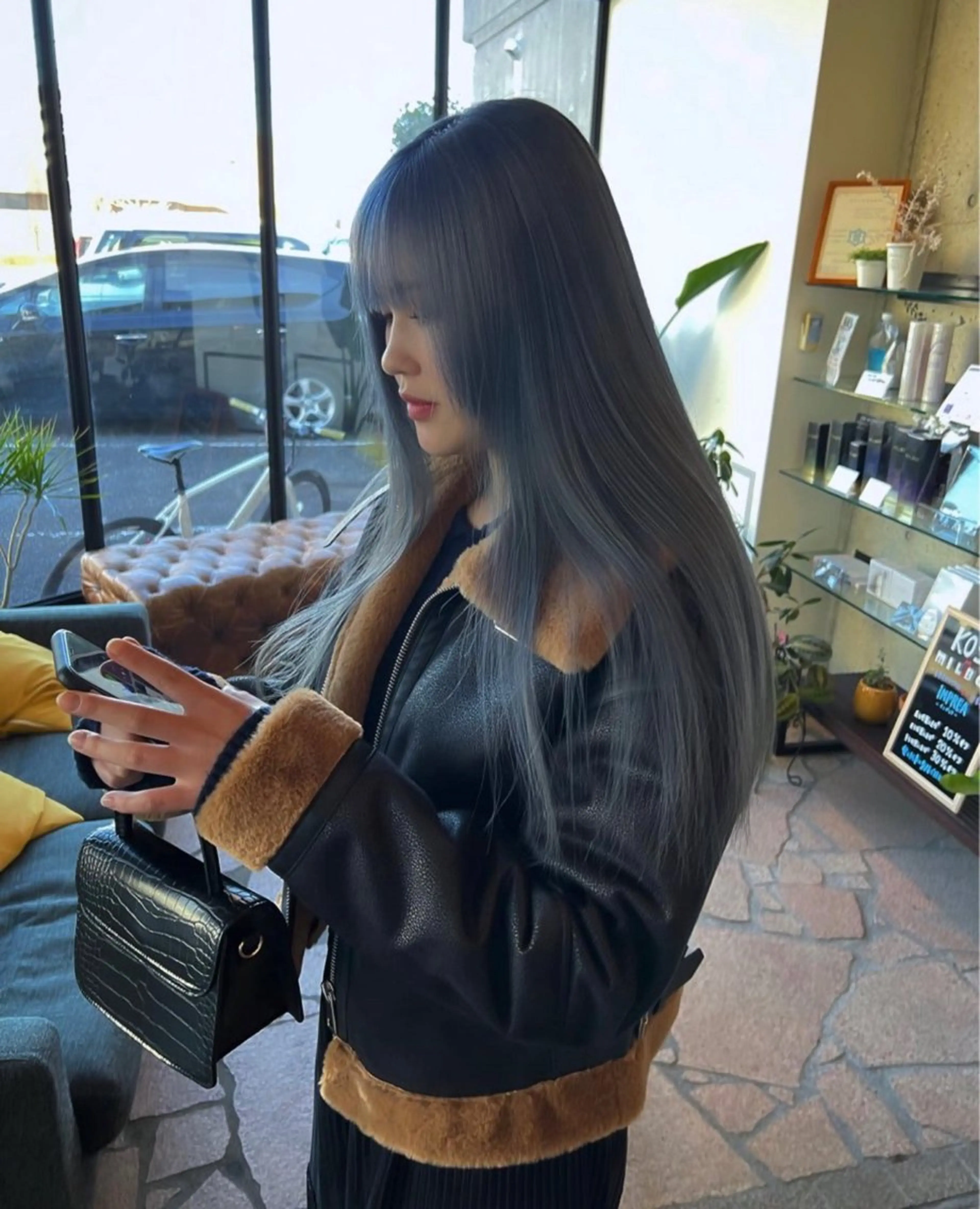 ロング カラー 只野 真衣のヘアスタイル