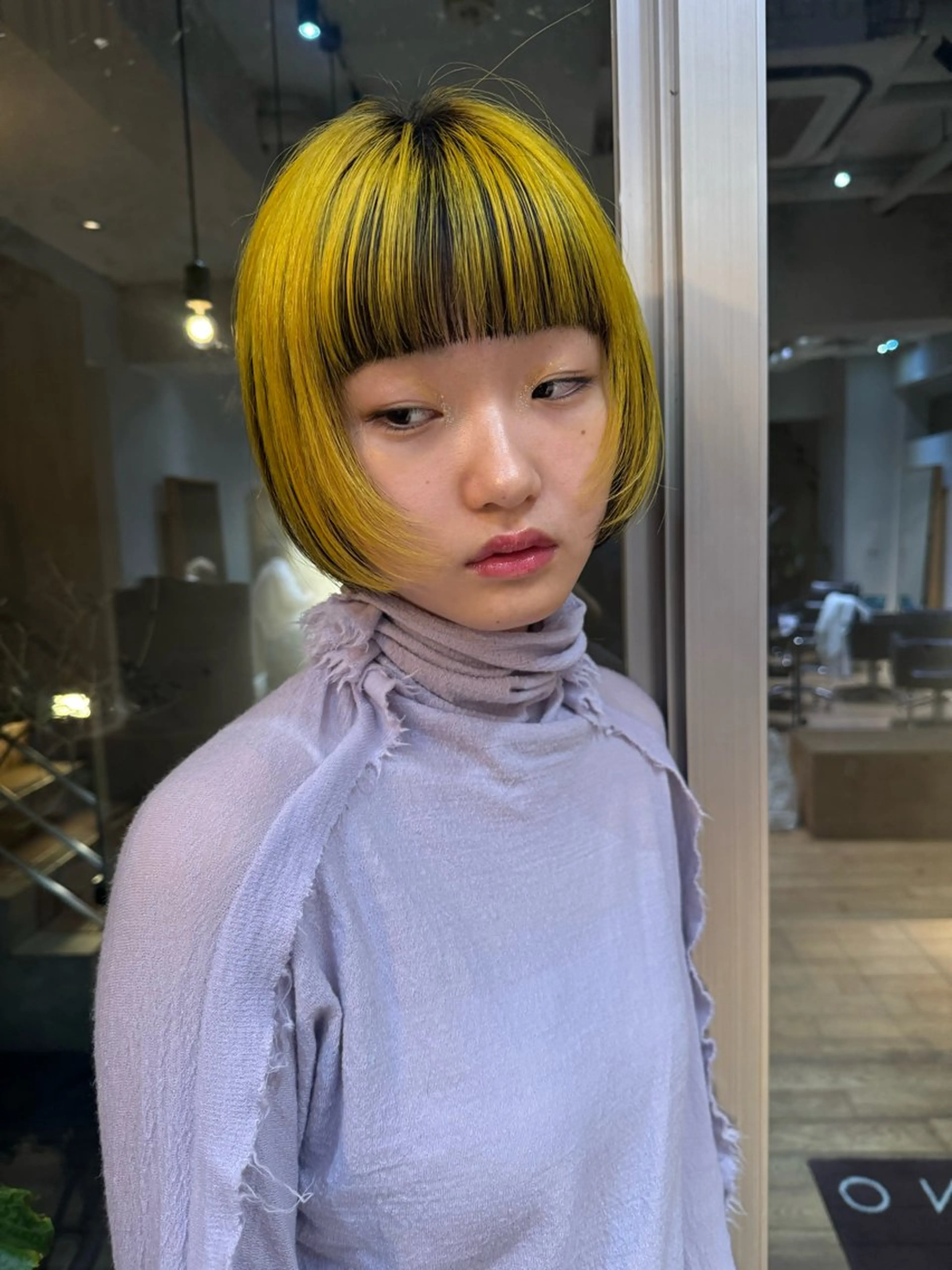 ショート カラー ボブ/ショート 吉田竣のヘアスタイル