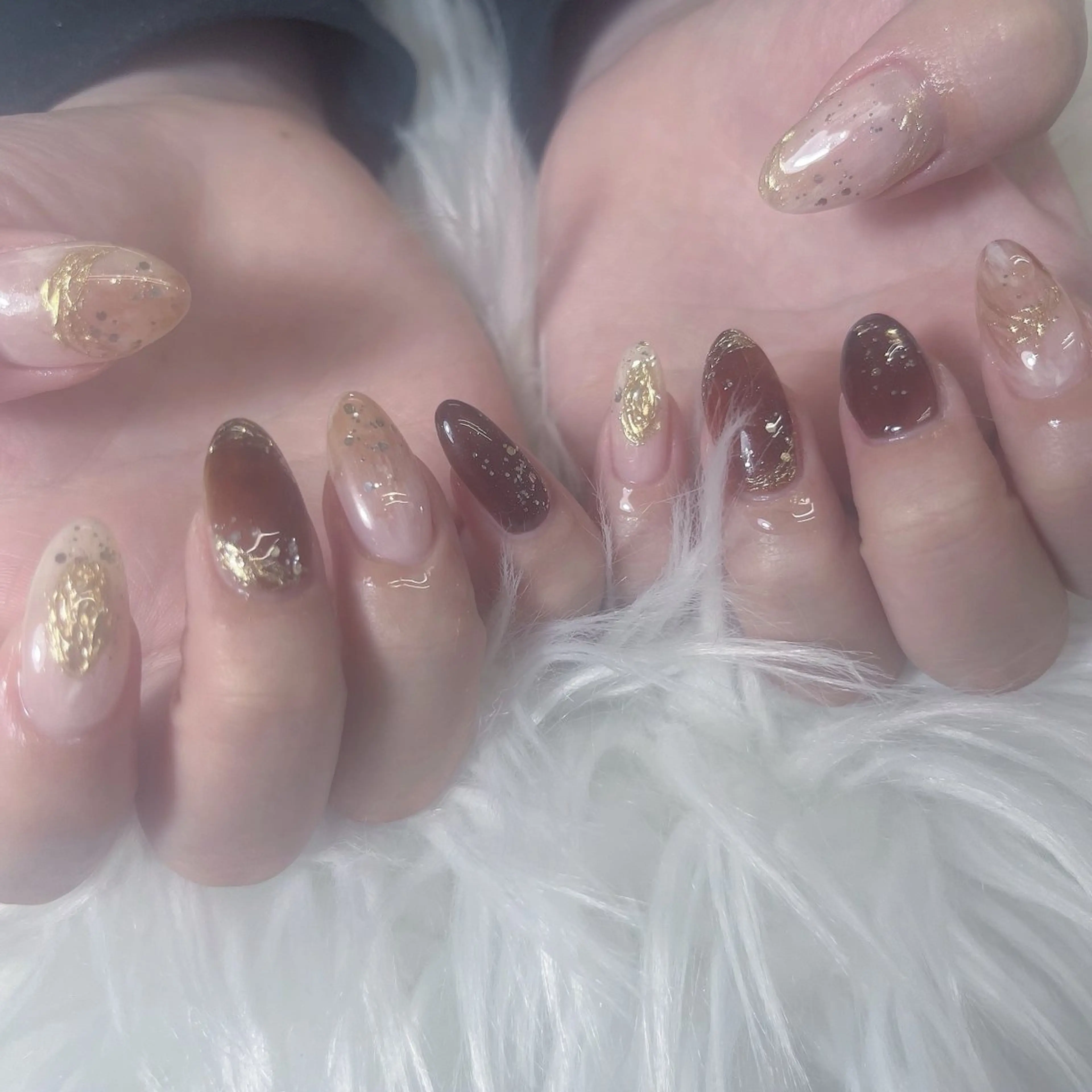 ネイル ハンドネイル Maya 🧊🫧‪のネイルデザイン