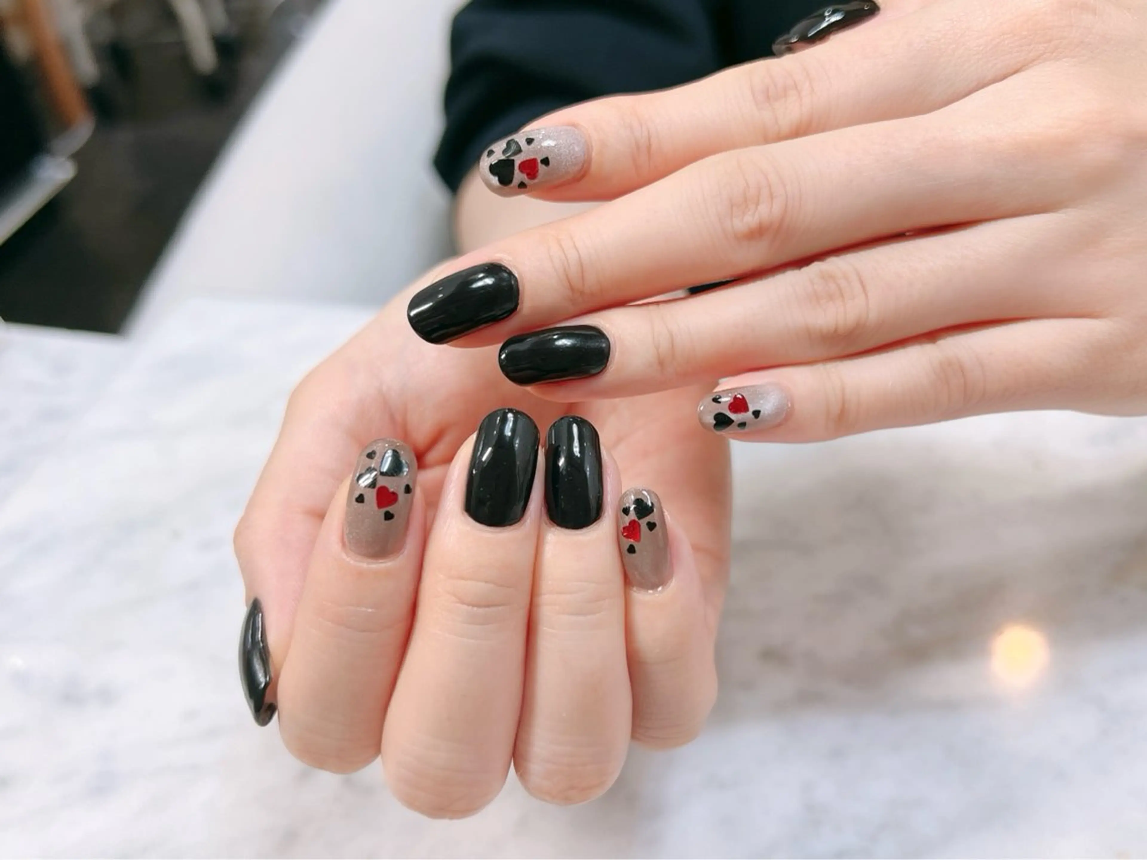 ネイル ハンドネイル CHIC nail 🎀目黒/パラジェルのネイルデザイン