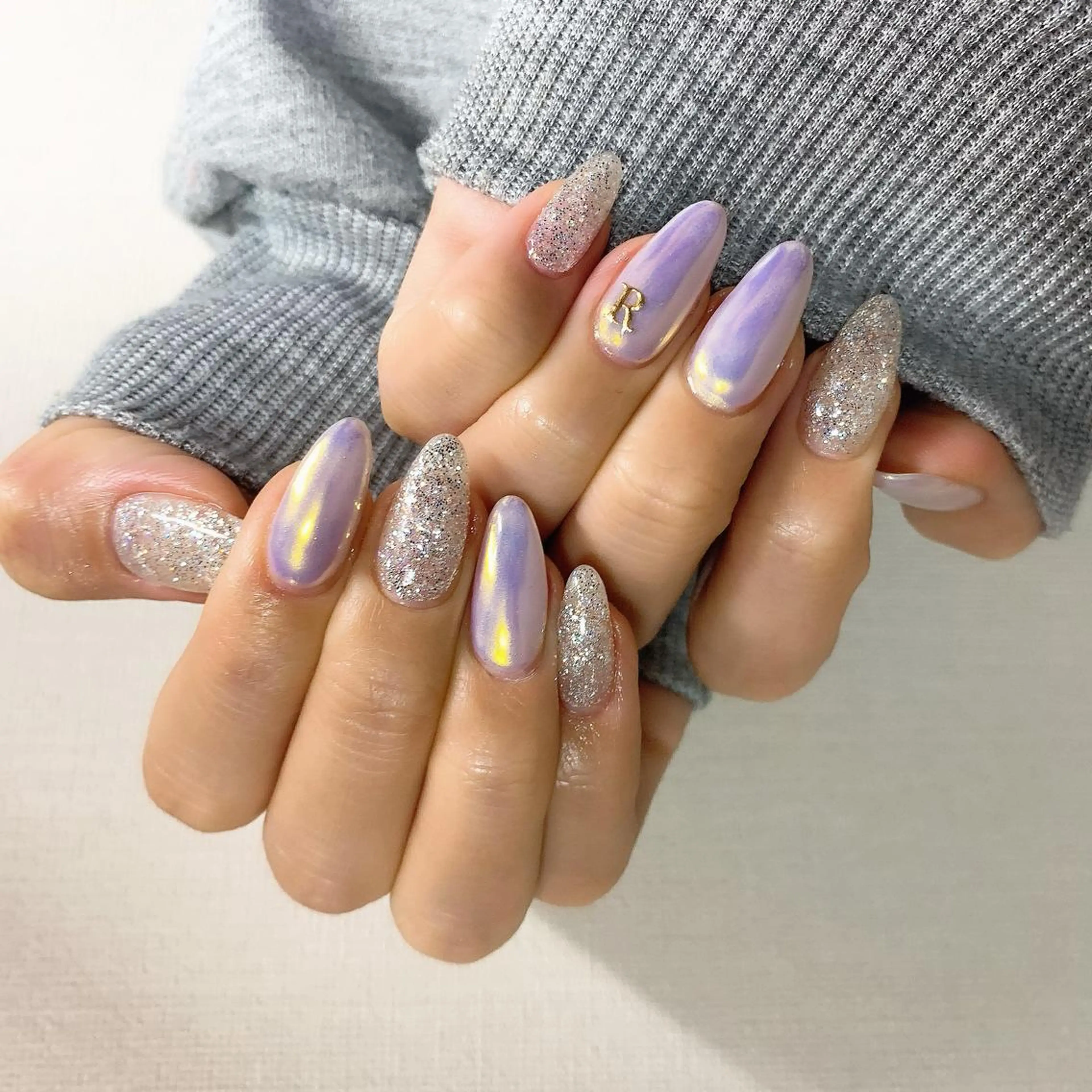 ネイル オーロラネイル vivi nailのネイルデザイン
