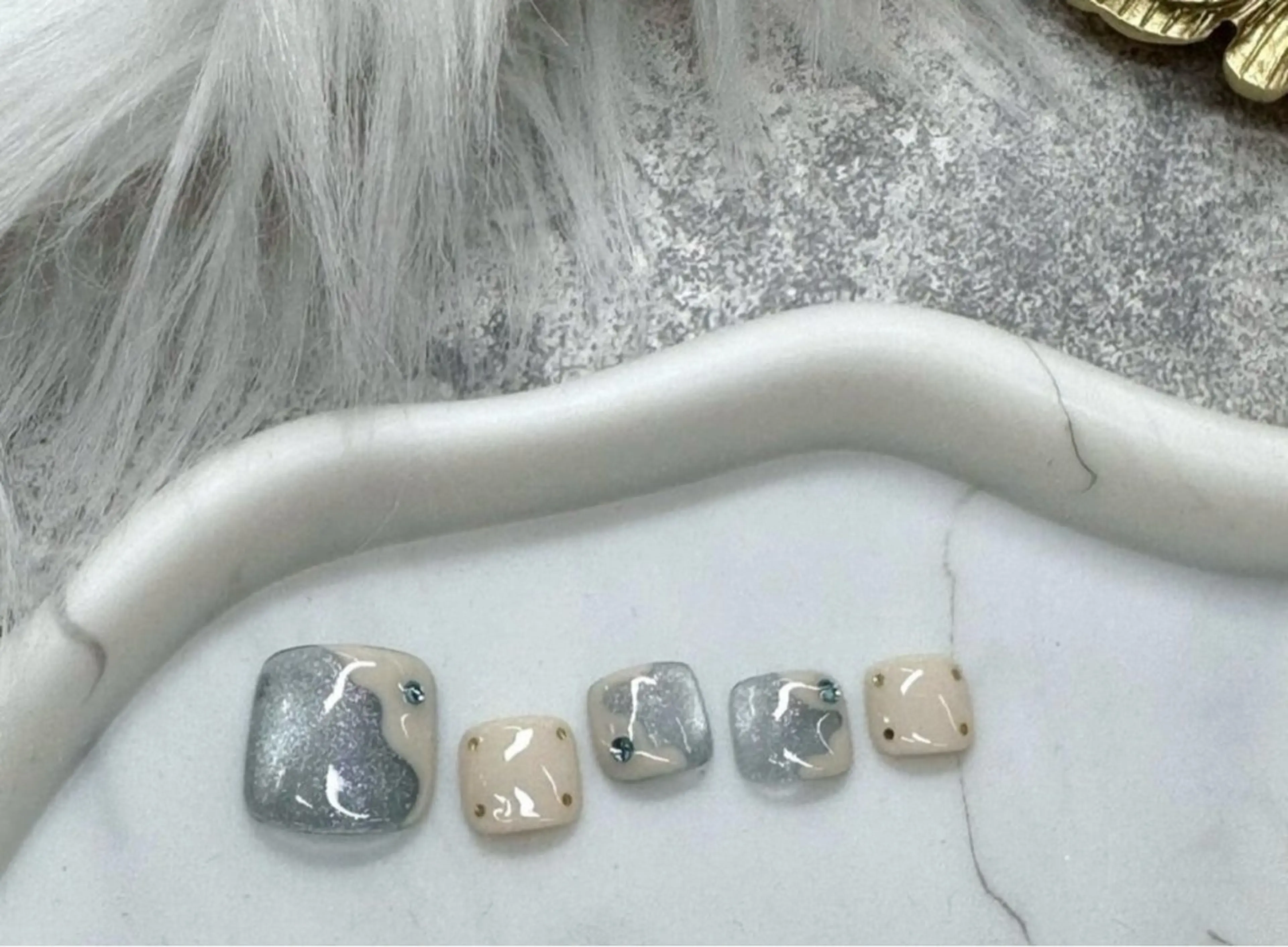 ネイル アートネイル フットネイル MAXKELLY AIのネイルデザイン