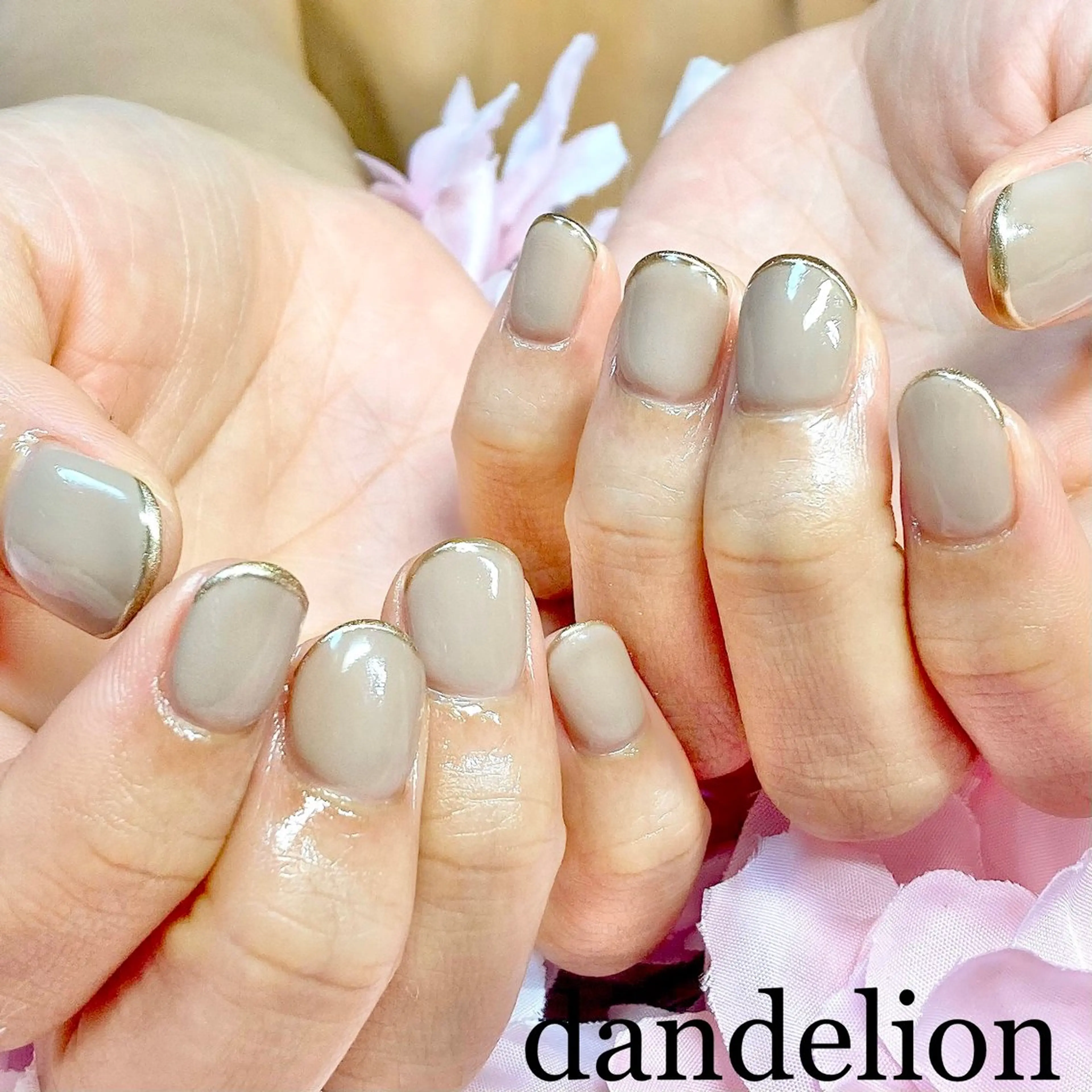 ネイル ハンドネイル ハンドケア dandelion ダンデライオンのネイルデザイン