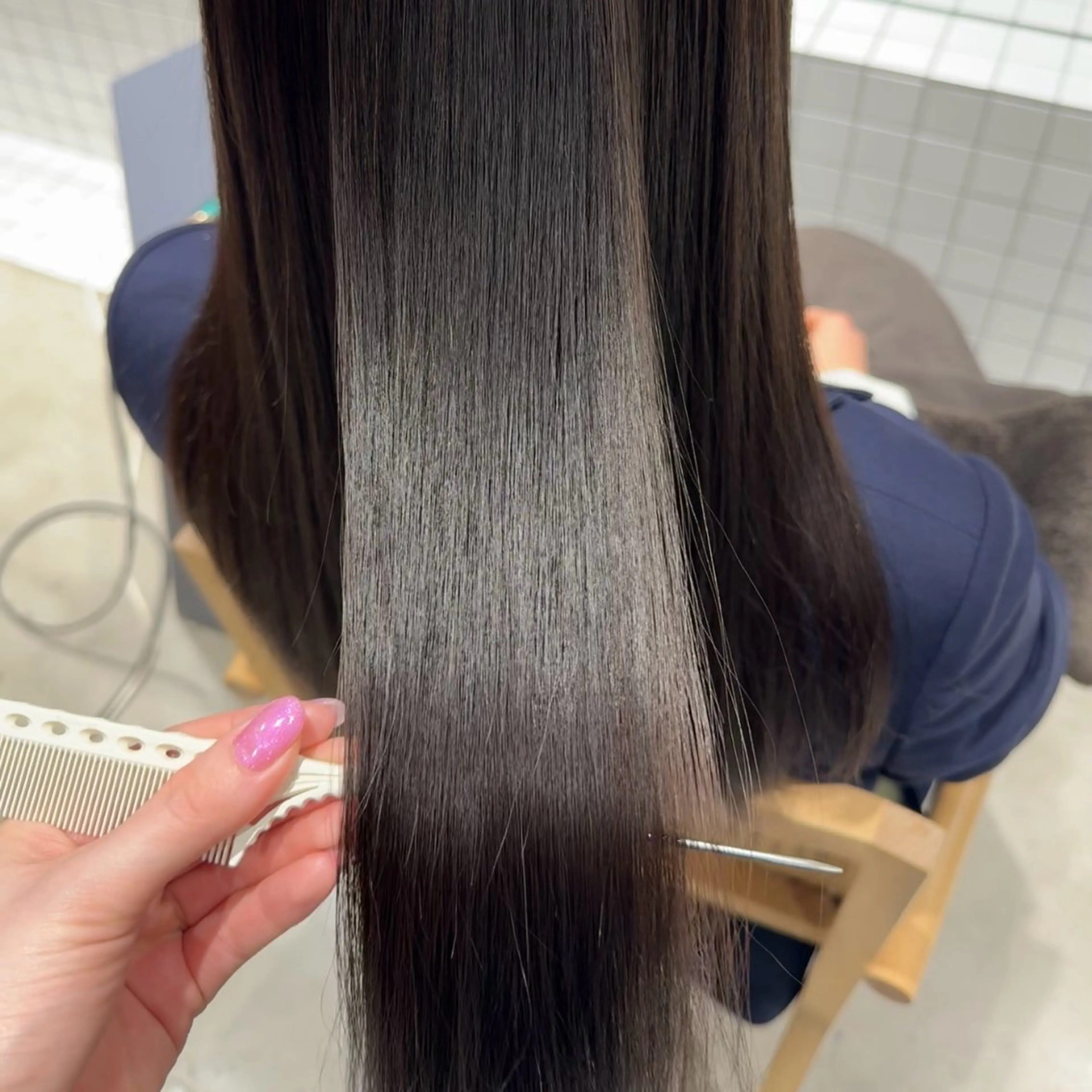 ロング 柳川 ことねのヘアスタイル