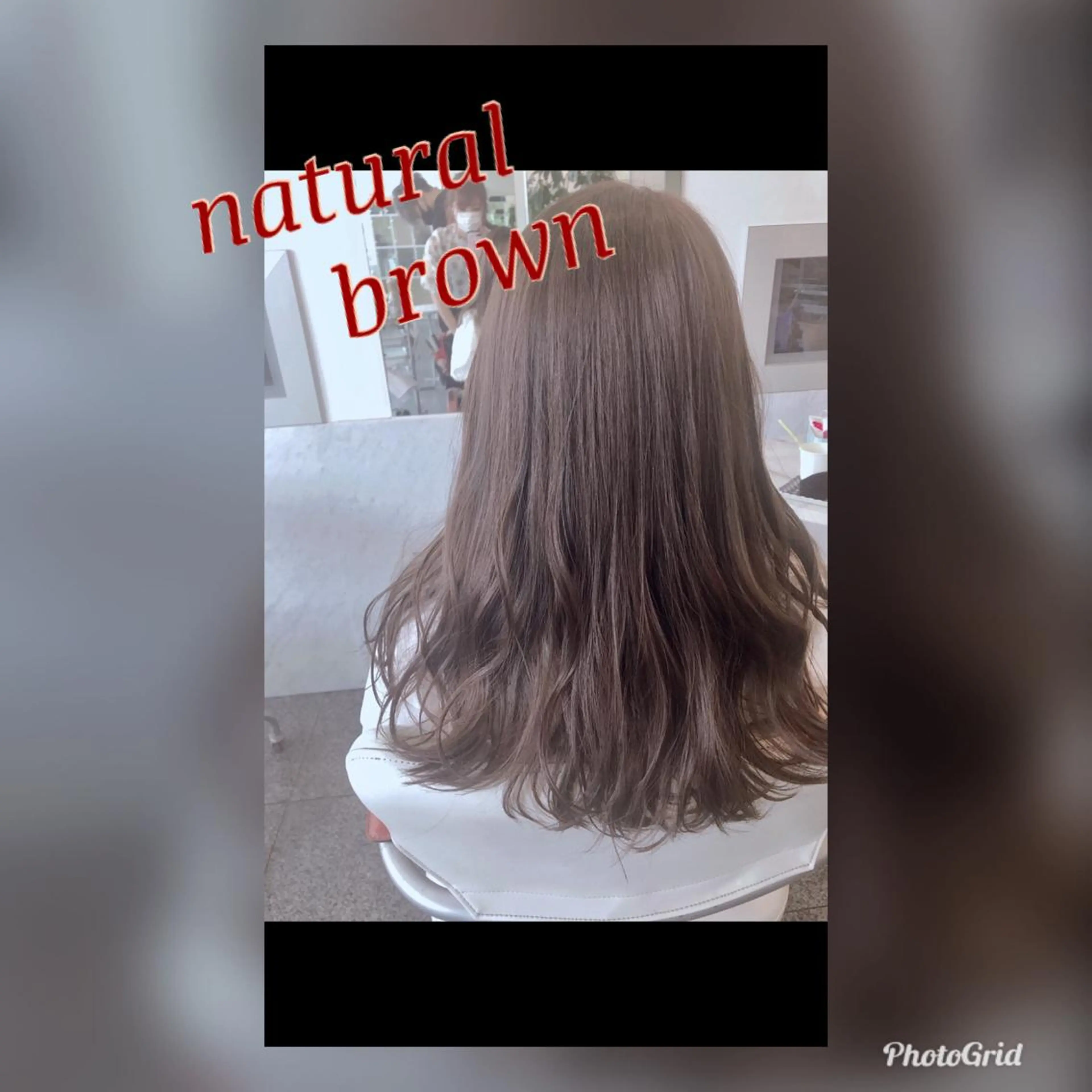 ロング カット ヘアカラー トリートメント 大森 有紗のヘアスタイル