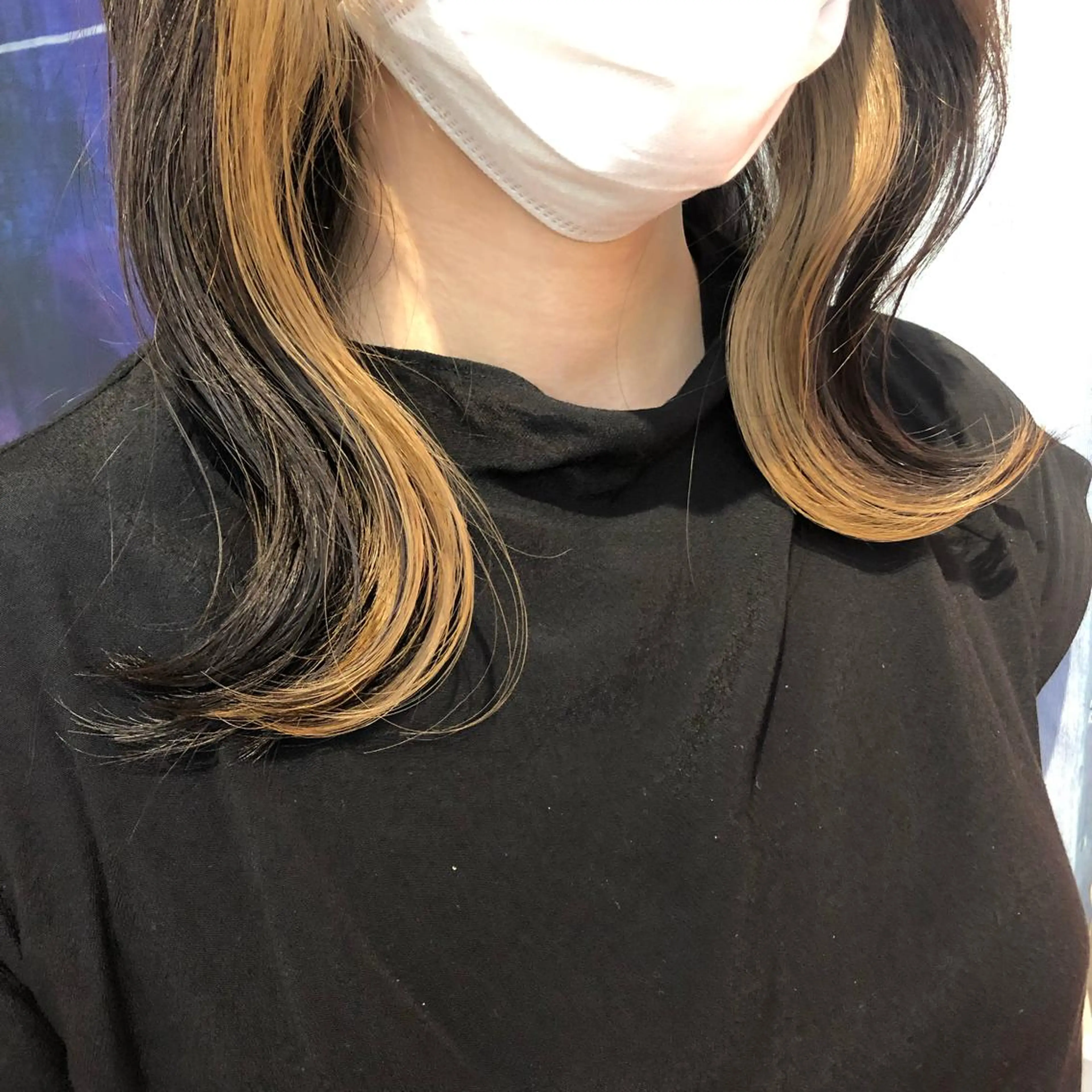 ミディアム カラー ベージュカラー ブリーチ ミルクティーベージュ 🫧tomoka 透明感カラー🫧のヘアスタイル