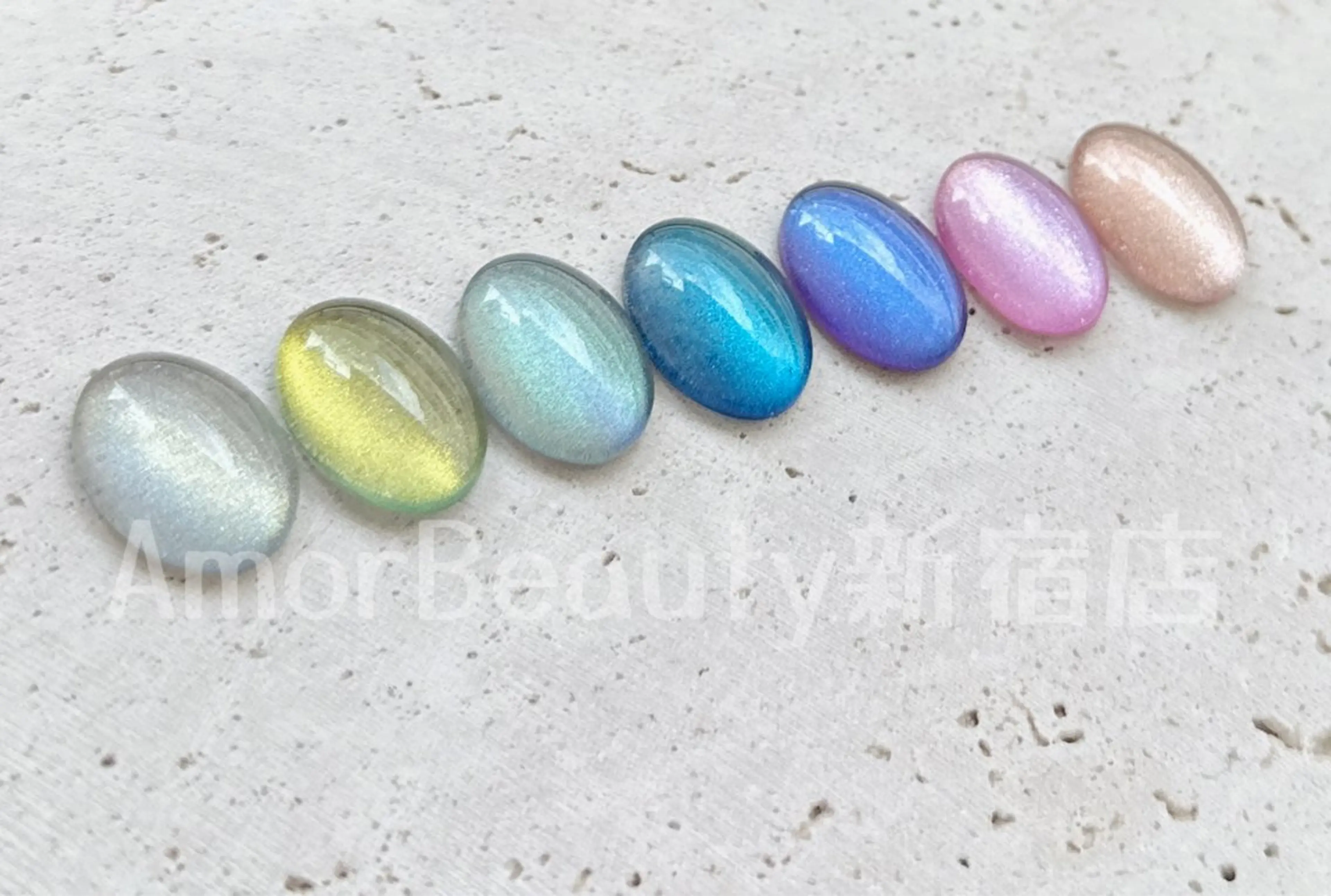 ネイル ハンドネイル Kaka_ パラジェル、長さだしのネイルデザイン