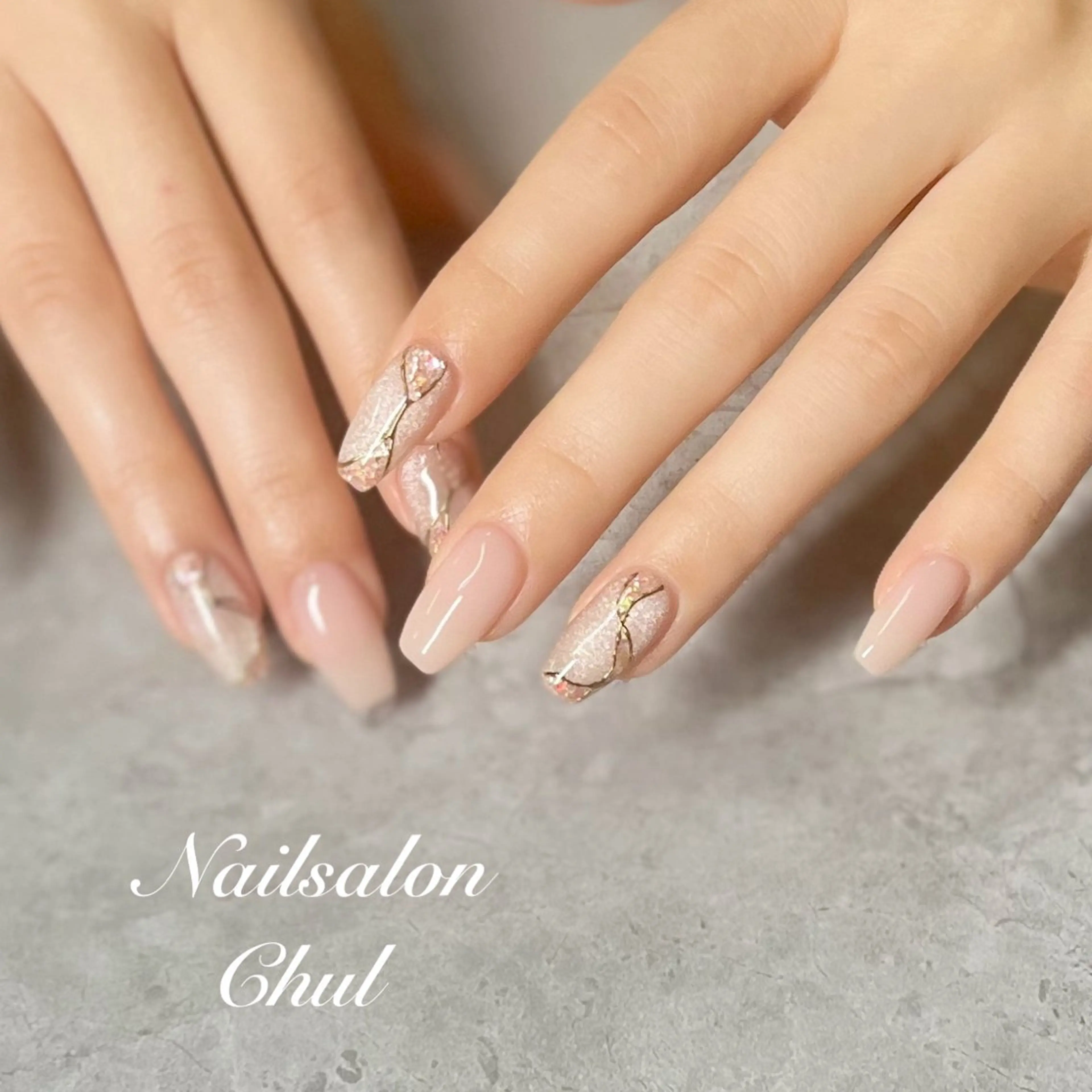 ネイル オフィスネイル ネイルサロン チュルのネイルデザイン