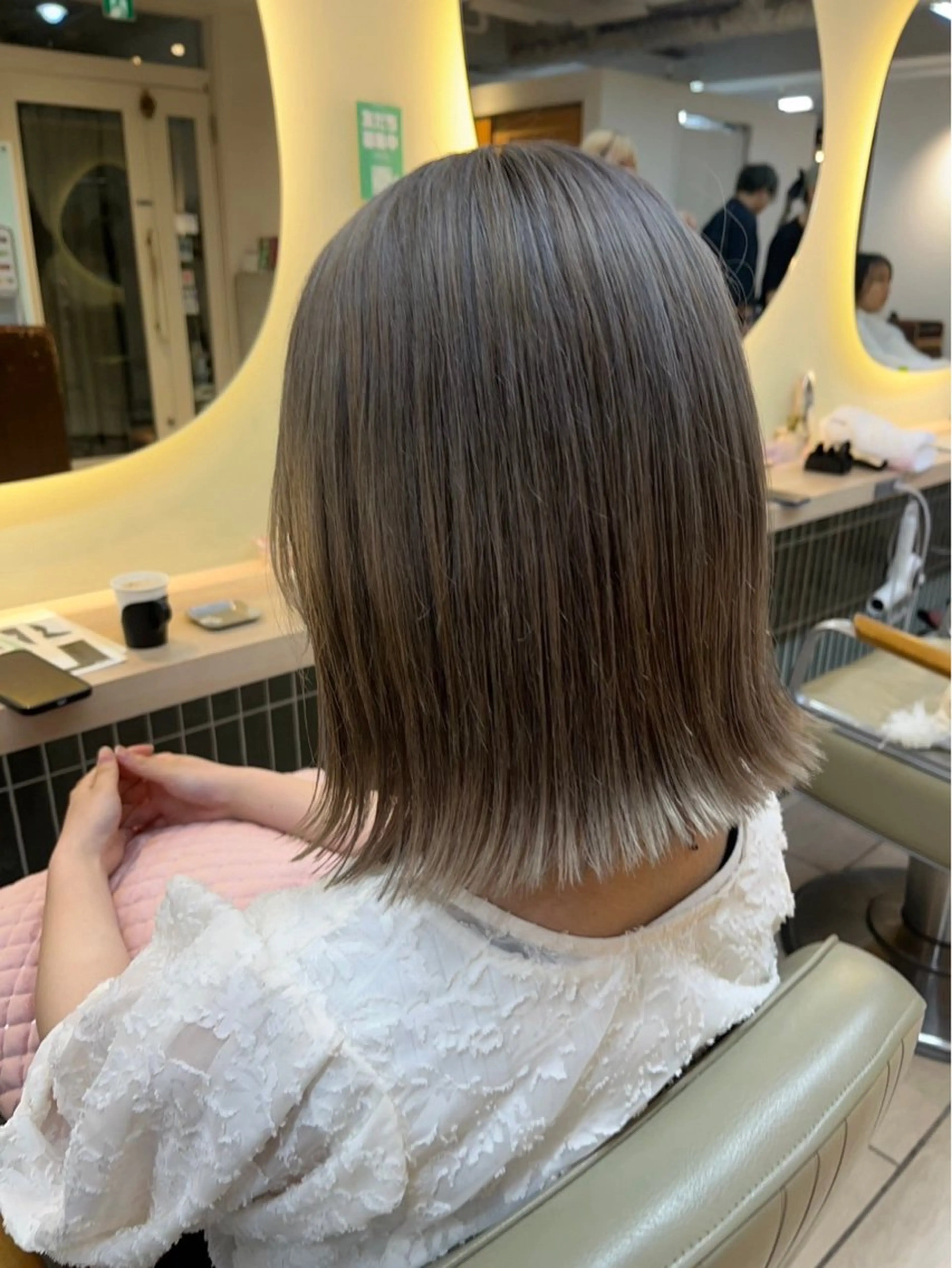 ミディアム カラー ヘアカラー トリートメント 💎wakaba💎 モデル募集中のヘアスタイル