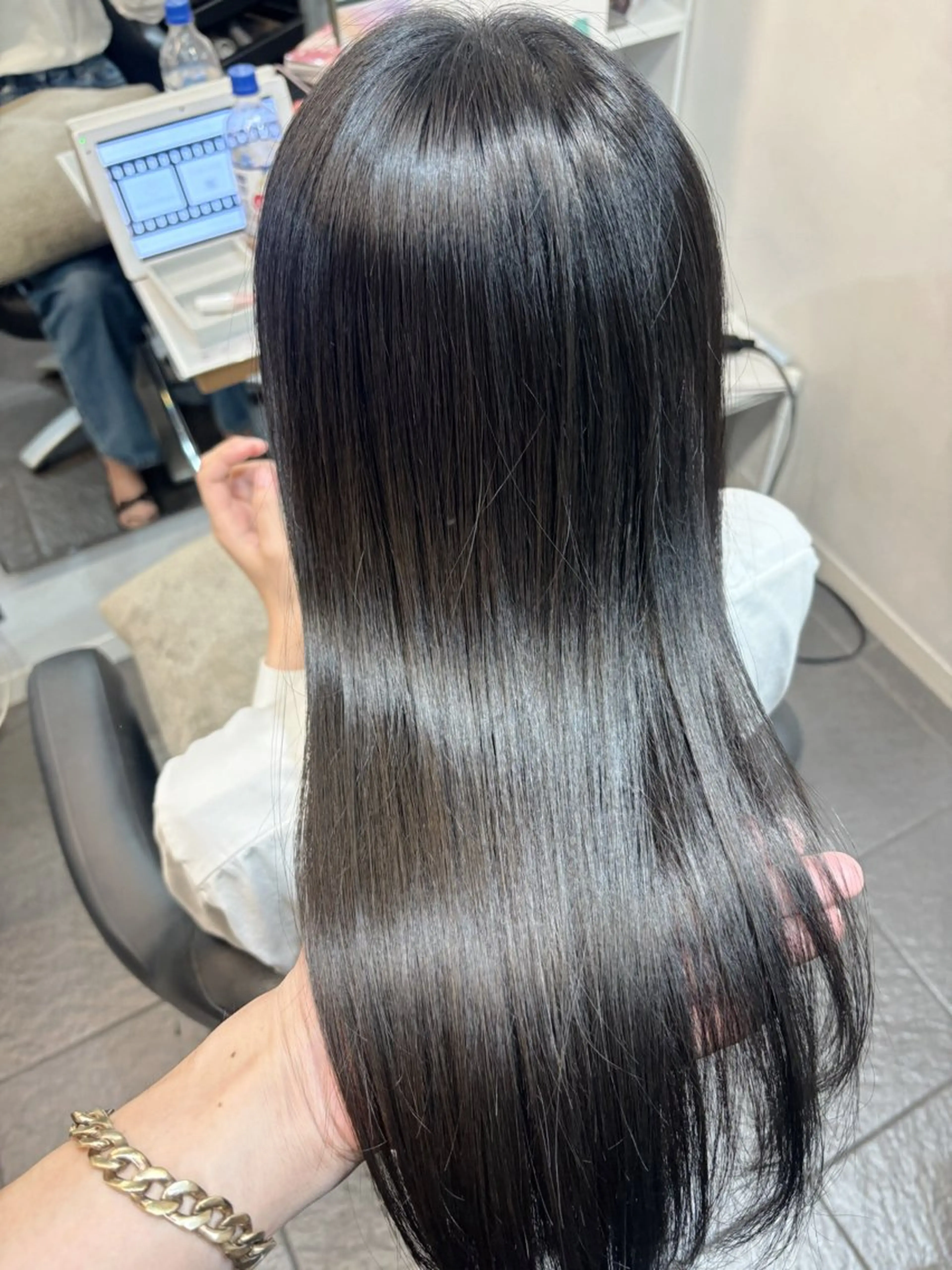 カラー ヘアカラー トリートメント ヘッドスパ グレージュ/髪質改善 Yamato.hのヘアスタイル