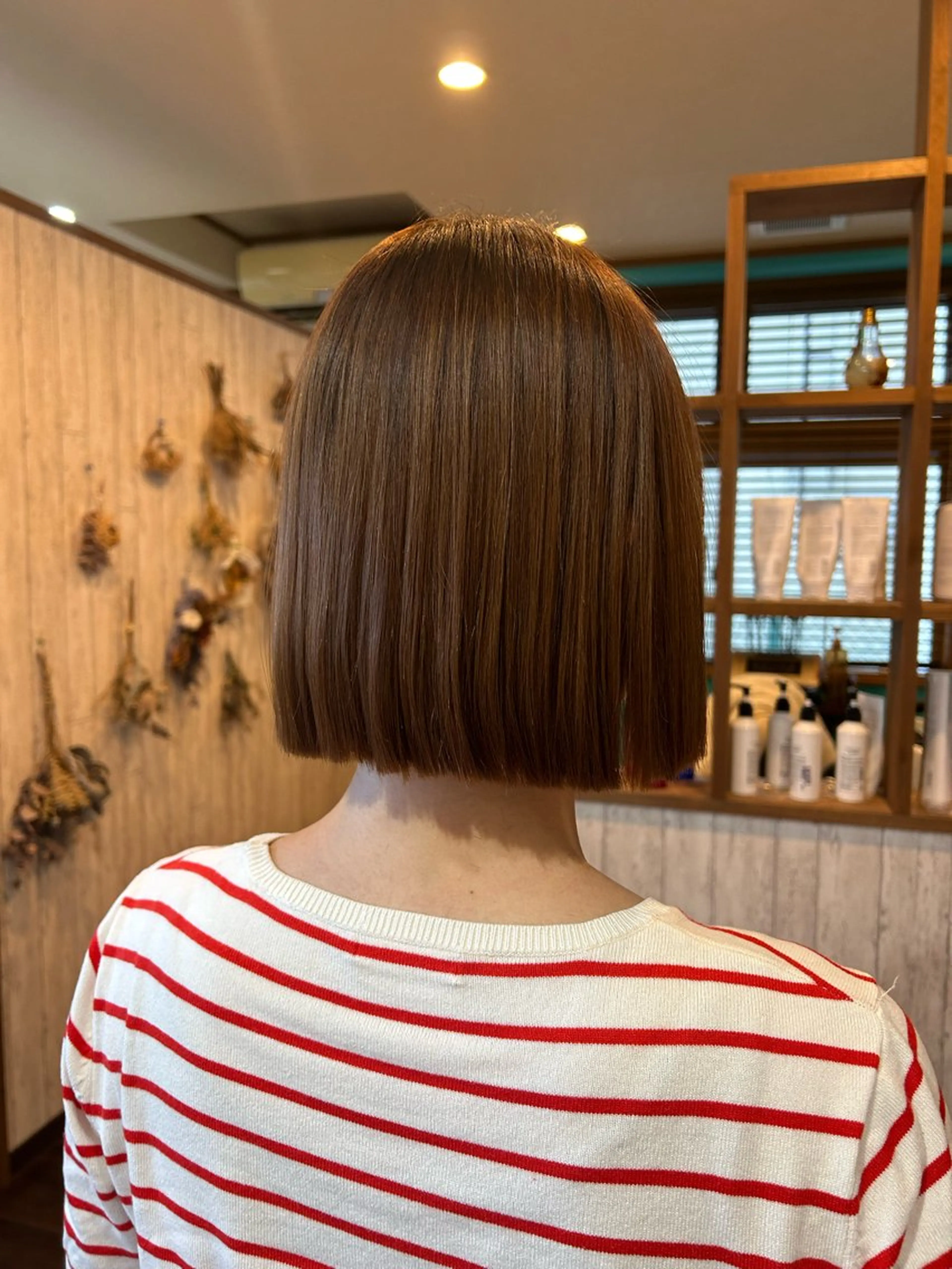 縮毛矯正の写真