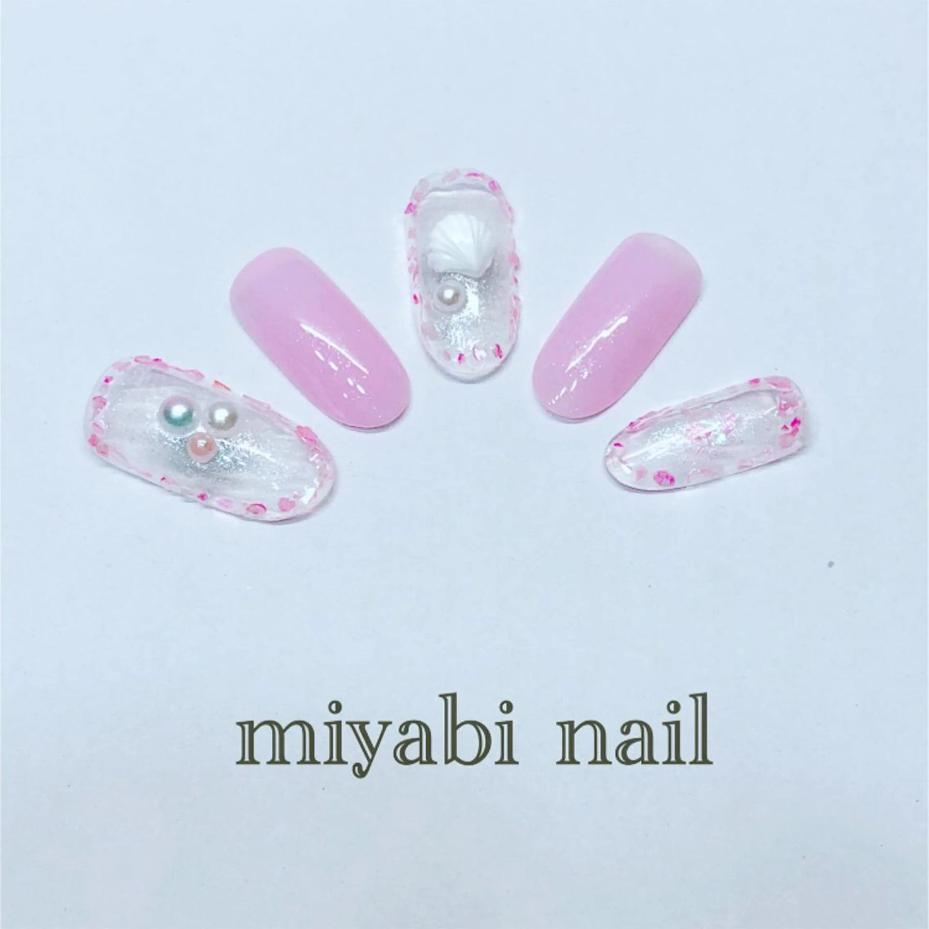 ネイル アートネイル miyabi nail 桂川駅近くのネイルデザイン