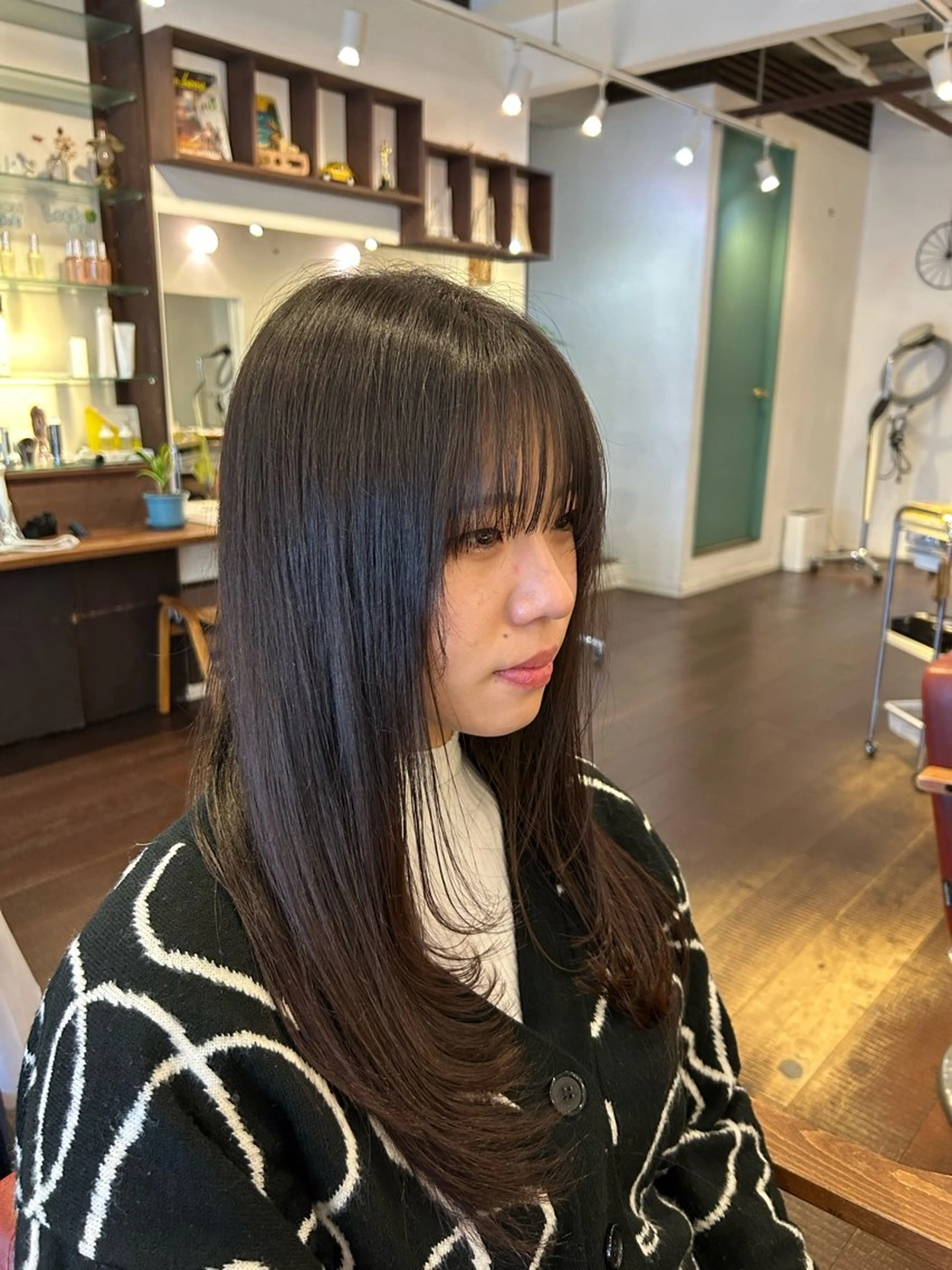 ロング カット トリートメント 橋本岬也jiji by MOPSのヘアスタイル