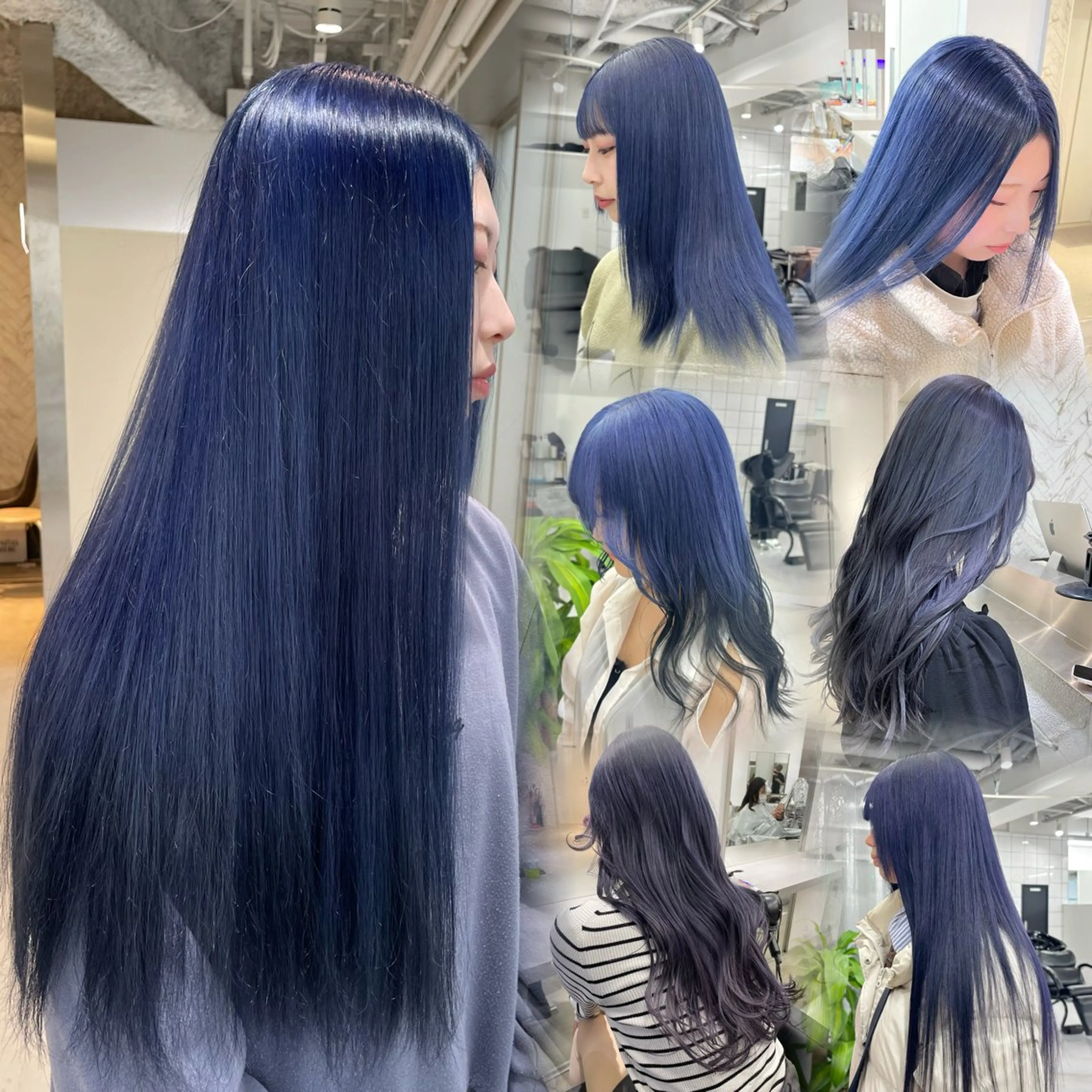 セミロング カラー カット ヘアカラー トリートメント ヘアセット 🎗 💖井上 竜 ブリーチ指名No.1のヘアスタイル