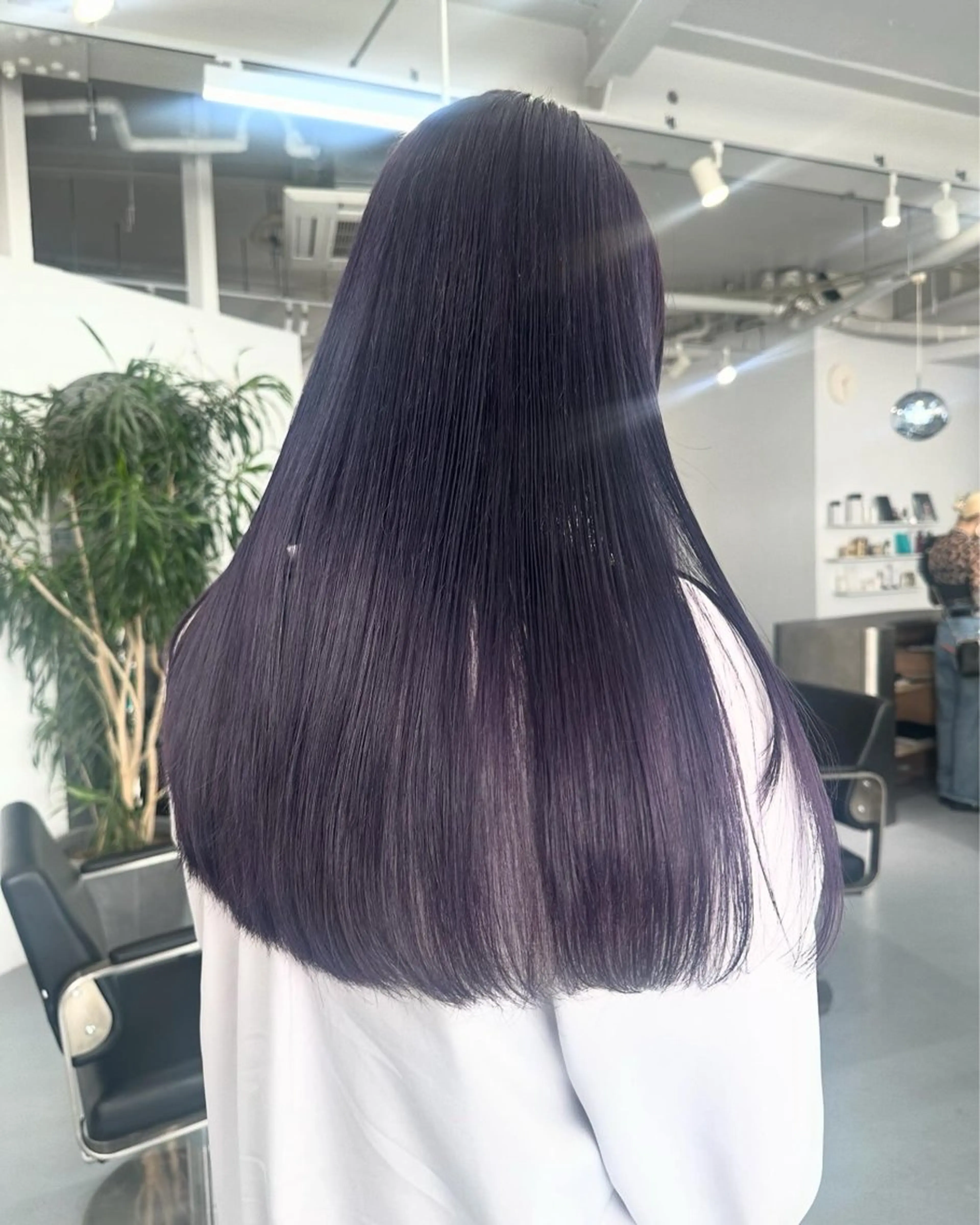ロング カラー ブリーチ 透明感カラー ダブルカラー ラベンダーカラー ブリーチなしカラー 🍓ケアブリーチ× レイヤーカット🍓のヘアスタイル