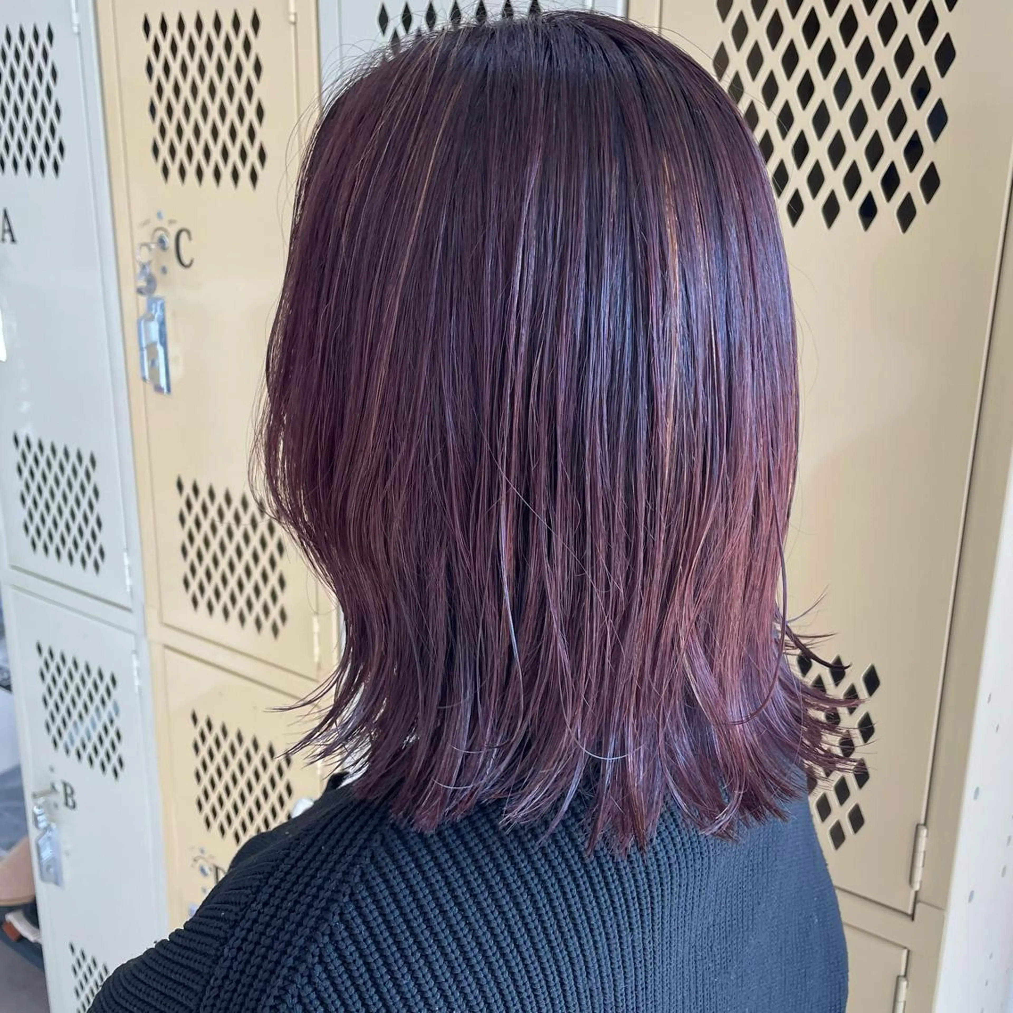 ミディアム ハイライト カット ヘアカラー トリートメント SUNC🍀大熊 花奈絵🍀のヘアスタイル