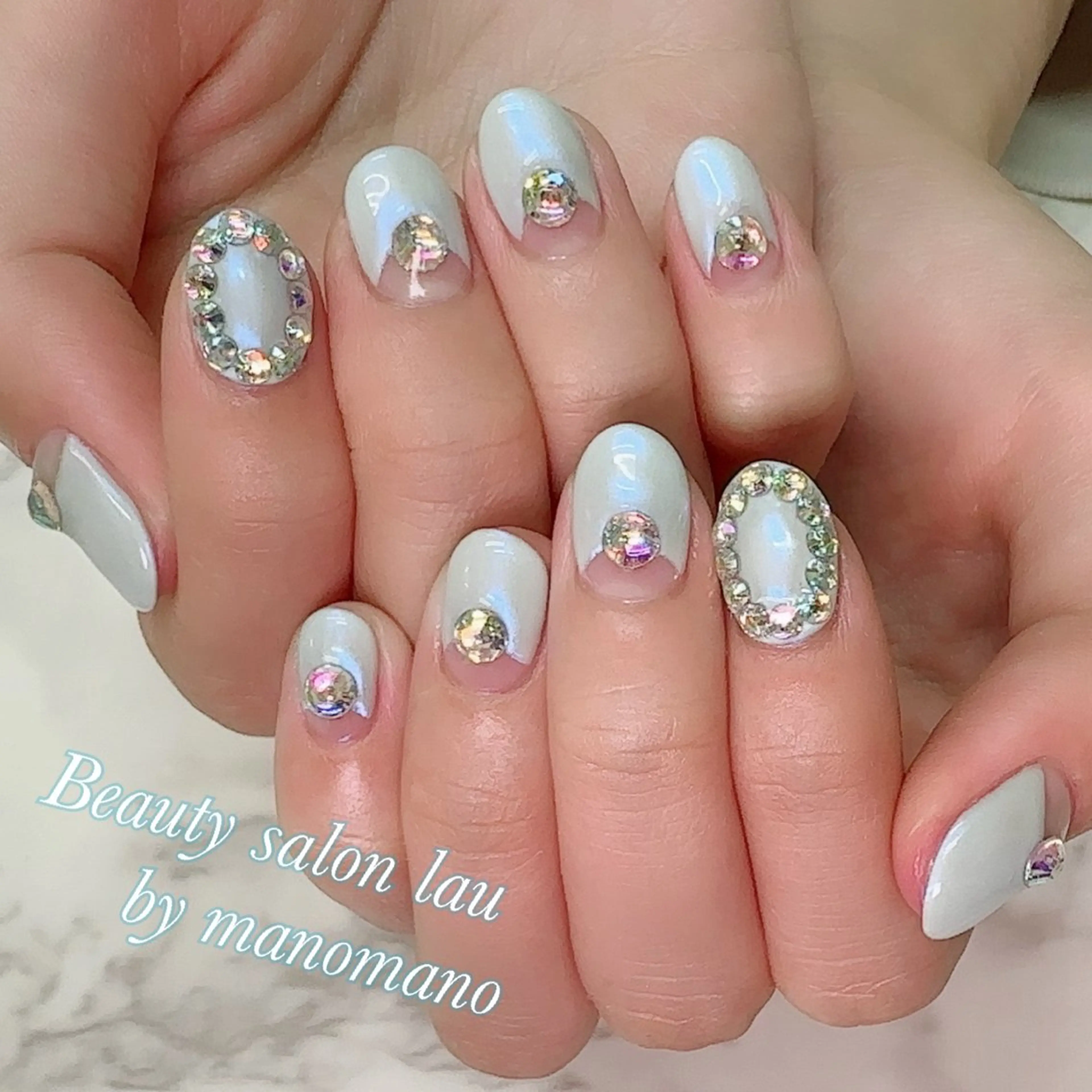 ネイル ハンドネイル ラウバイマノマノ なかざとのネイルデザイン