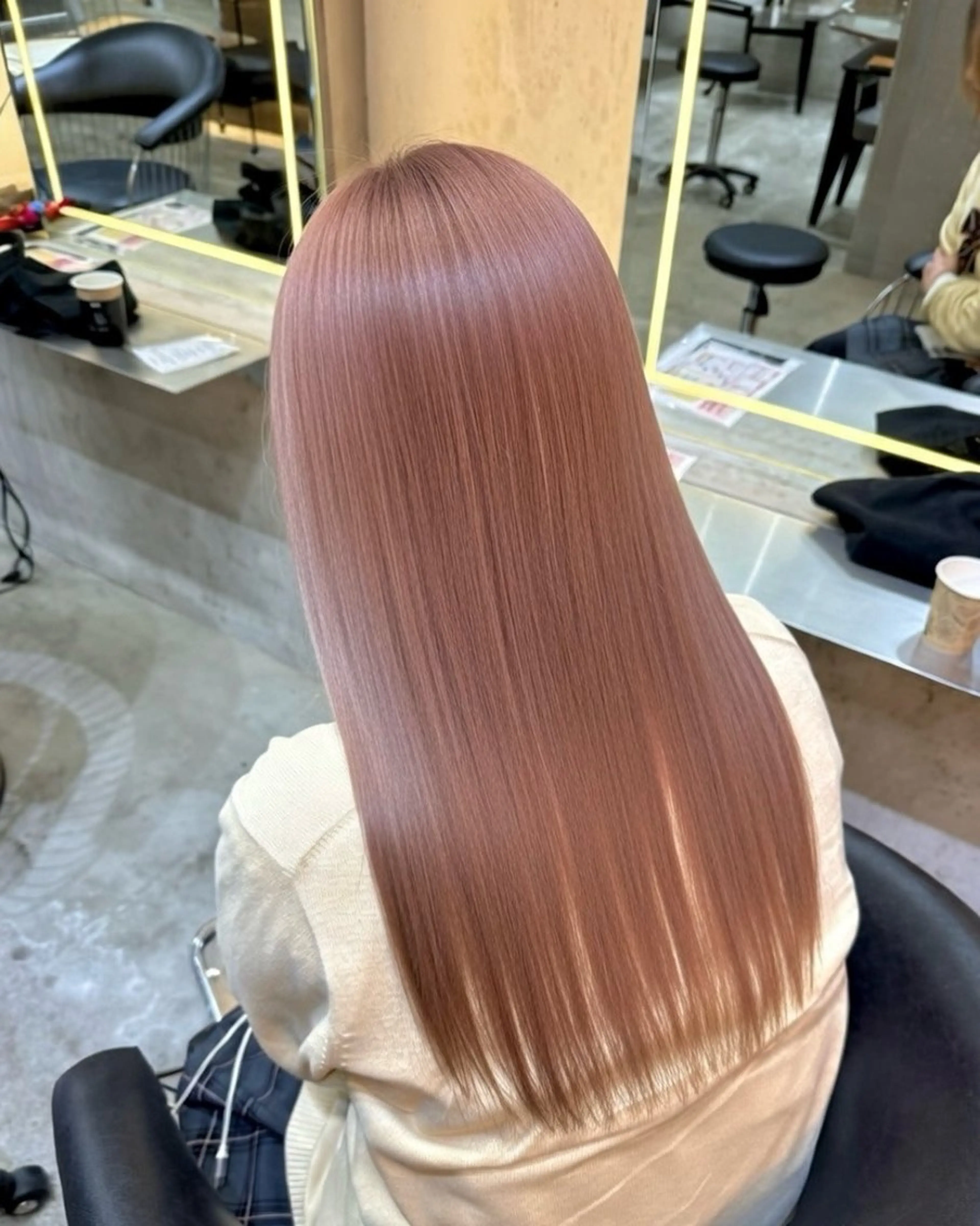 ロング ヘアカラー トリートメント ダブルカラー /垣尾颯大のヘアスタイル