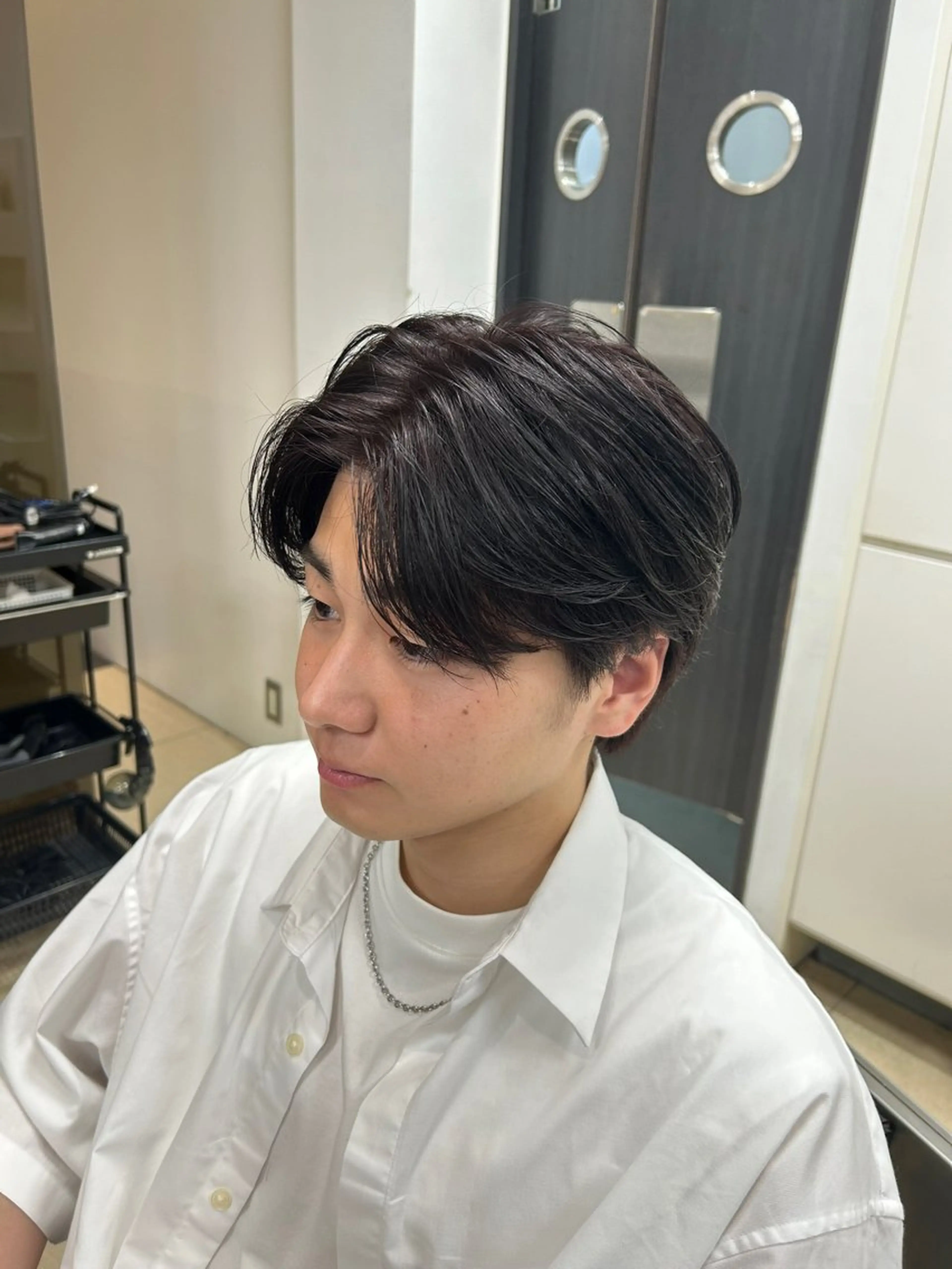 『メンズ限定』透明感カラー+カットの写真