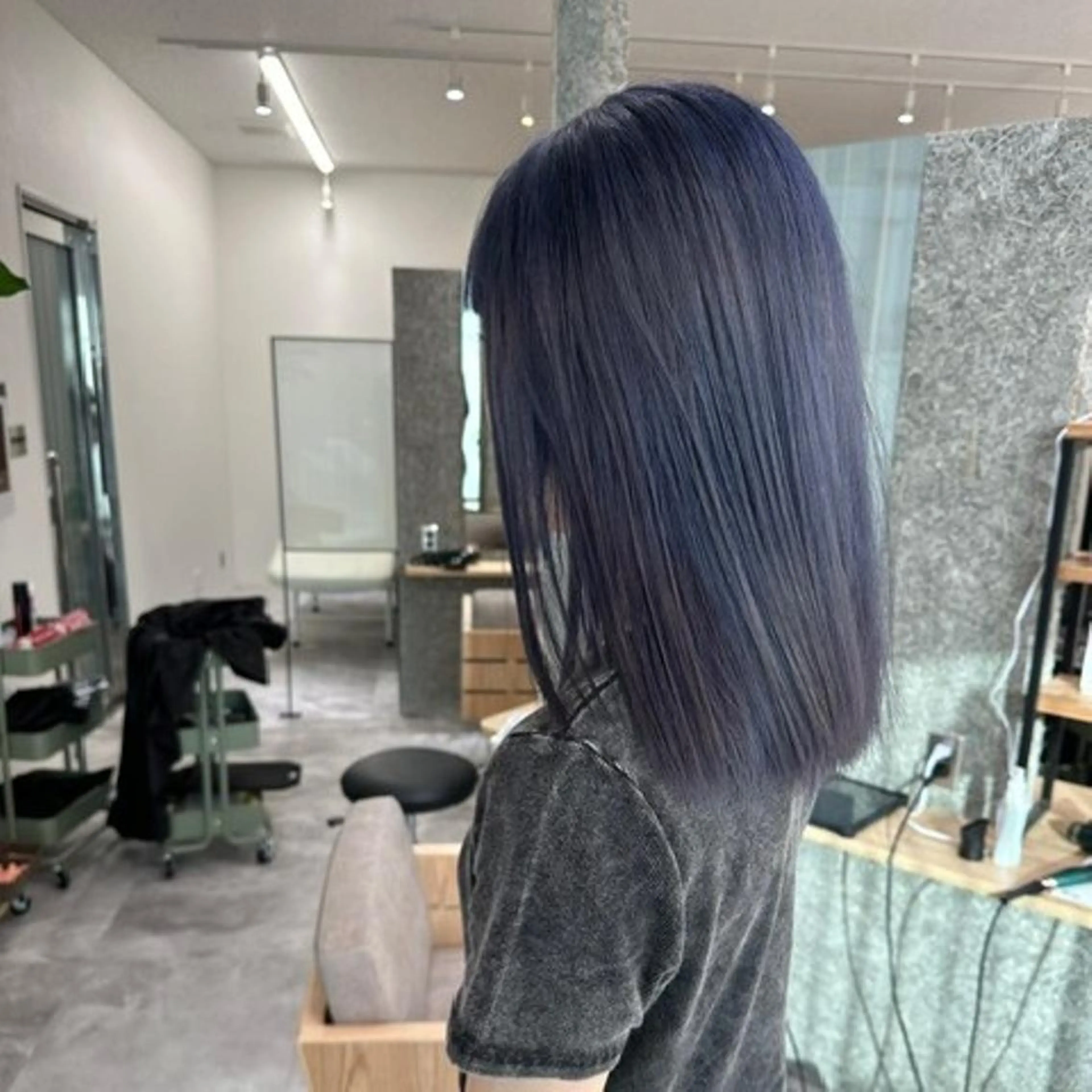 ミディアム ヘアカラー ヘアセット ミルクティーベージュ 近鉄奈良駅　向田のヘアスタイル