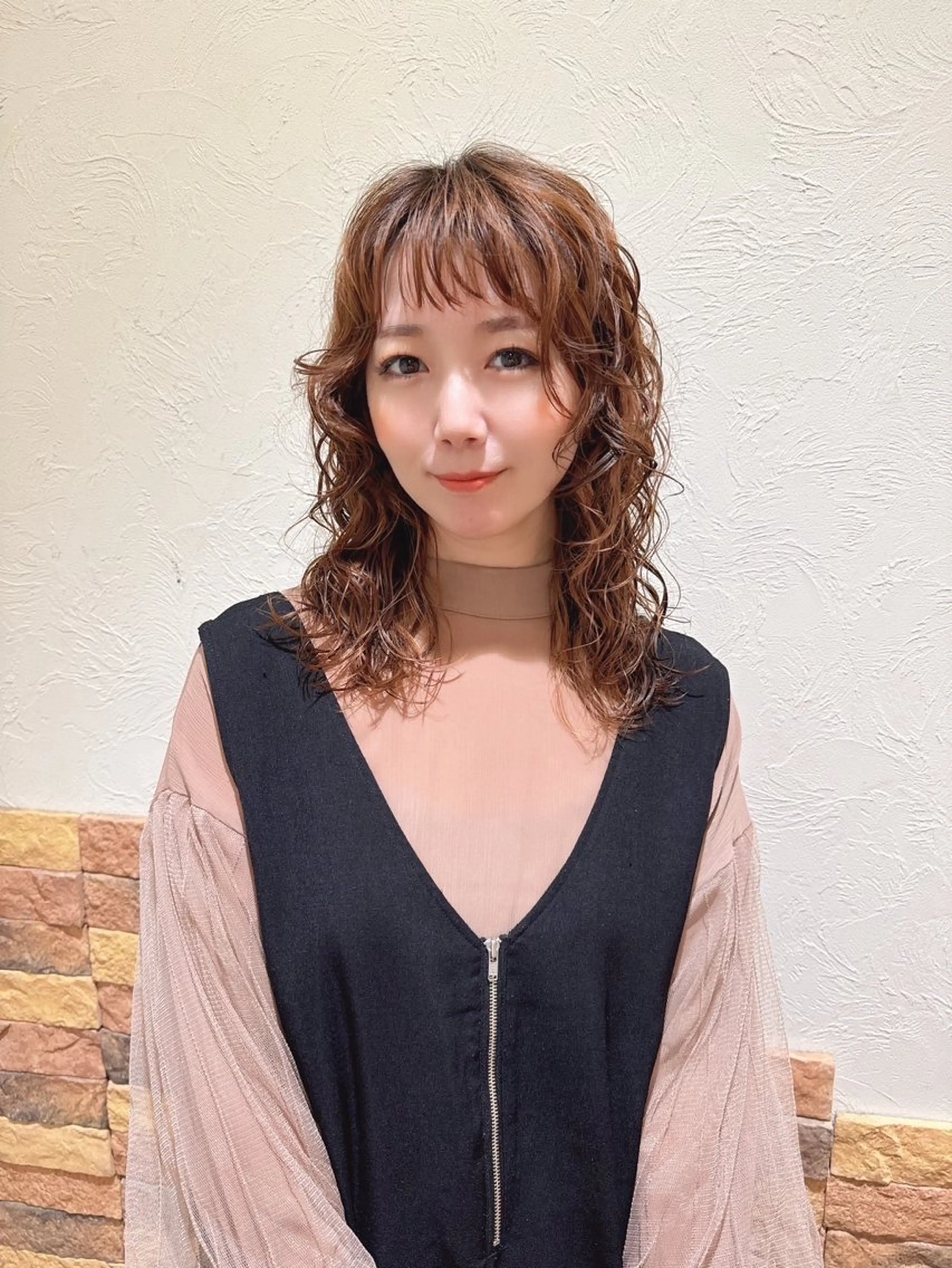 パーマ CLOVER学園前店所属・永山 采佳のヘアスタイル