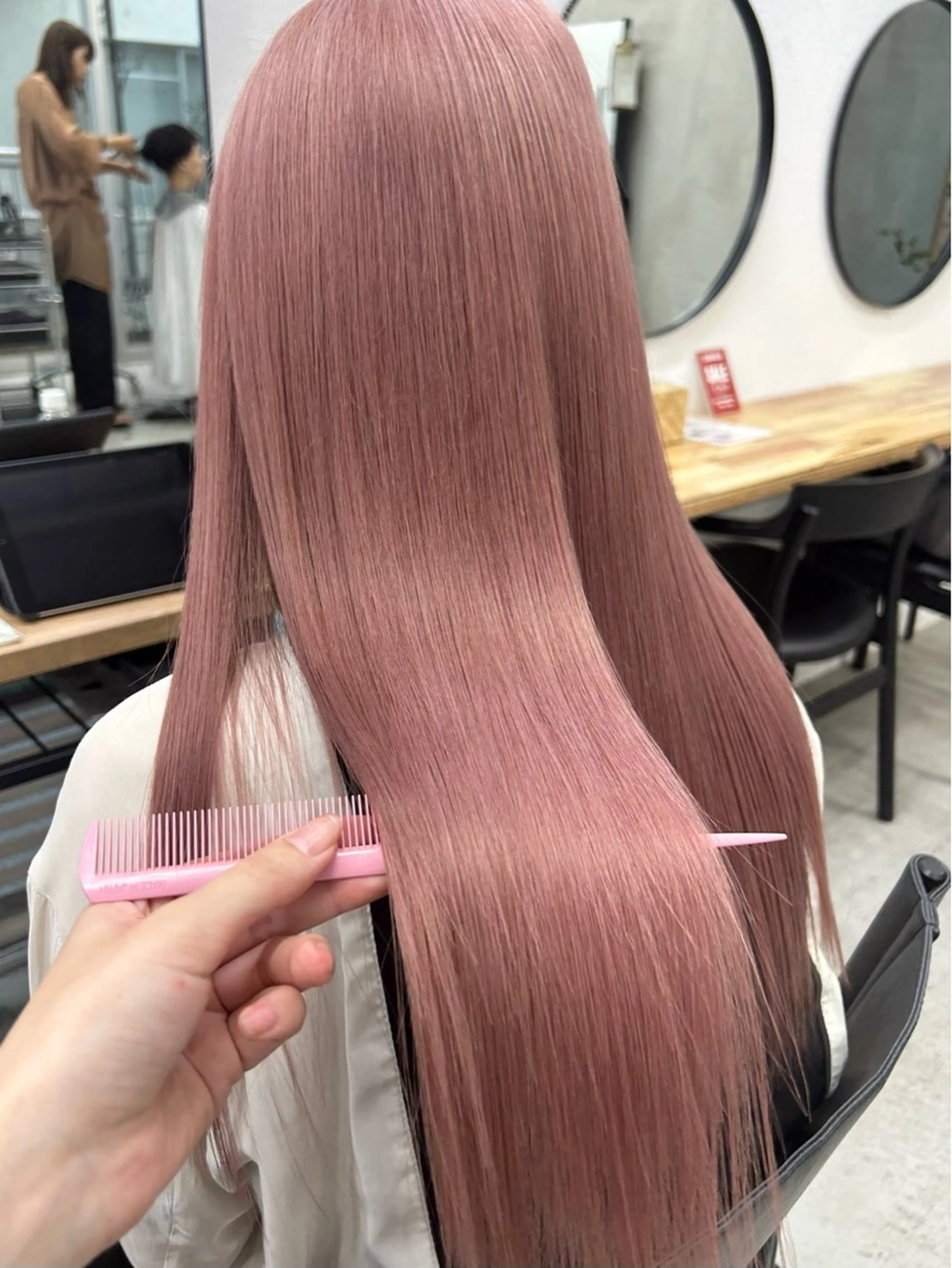 ロング カラー ヘアカラー トリートメント 韓国/ハイトーン/ ボブ🎀MIKU🎀のヘアスタイル