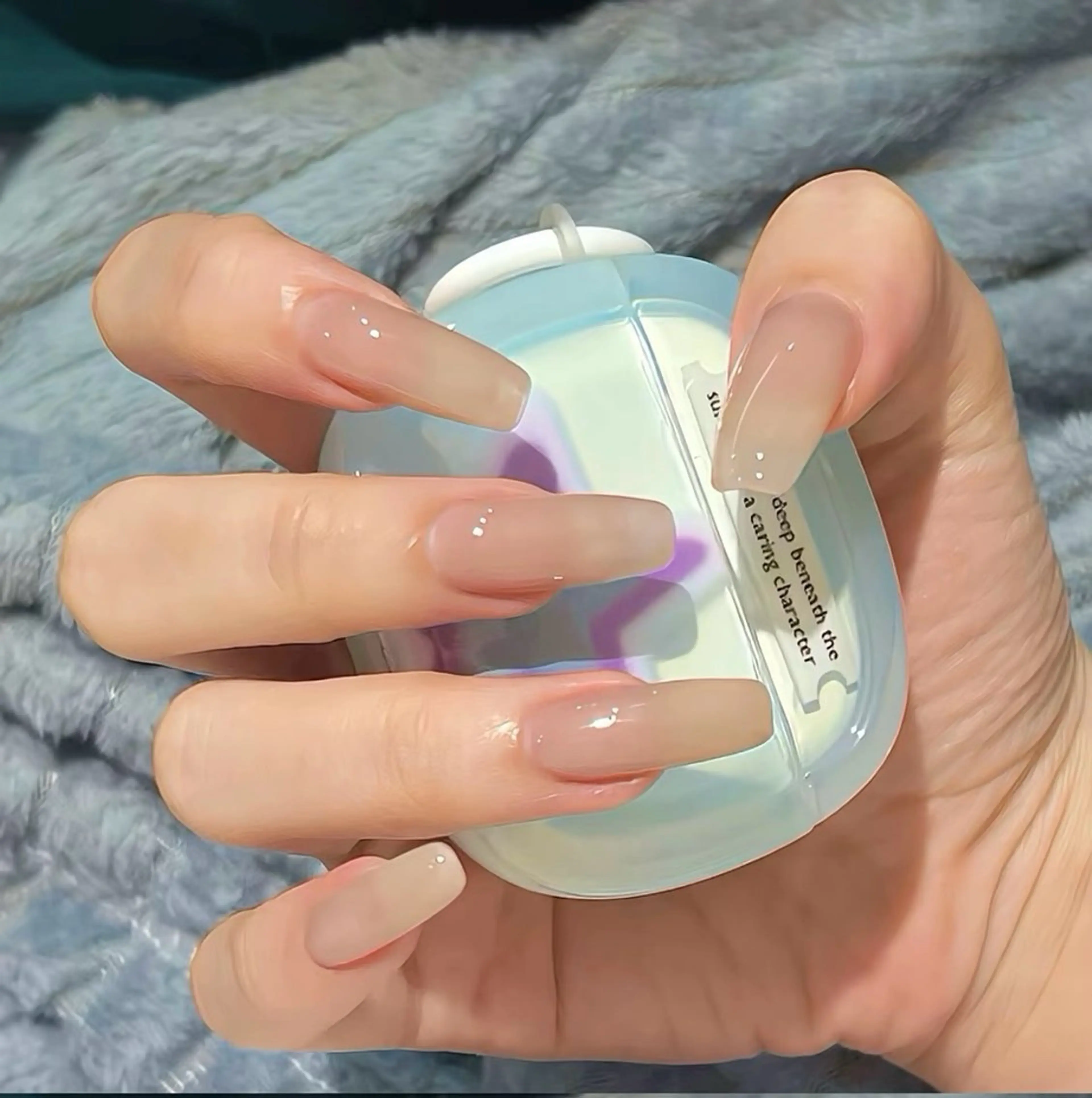 ネイル チークネイル 長さ出し フレンチネイル ガーリー 韓国ネイル sun nail池袋 モデル募集のネイルデザイン