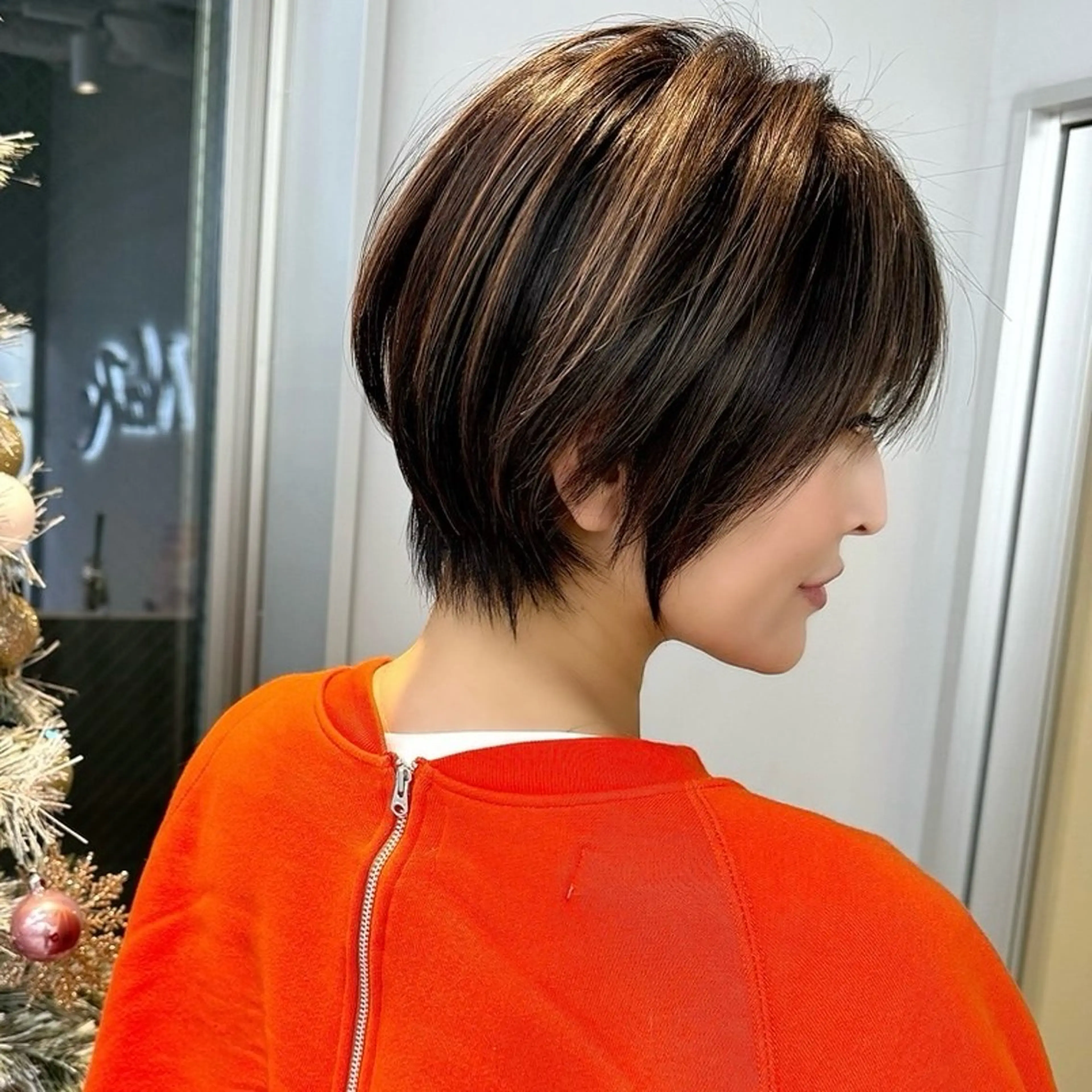 ショート レイヤーカット/ 堺 健人のヘアスタイル