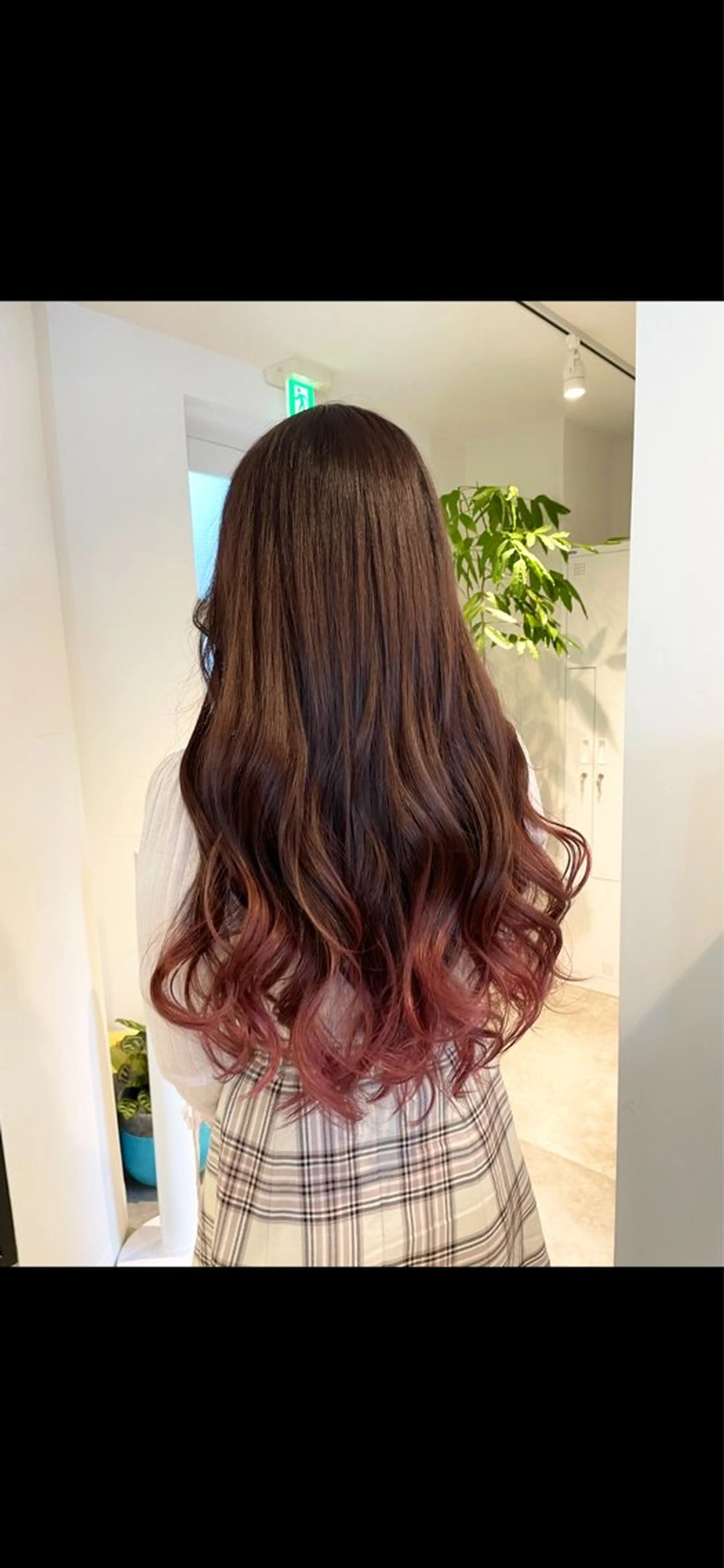 ロング カラー hayaka todaのヘアスタイル