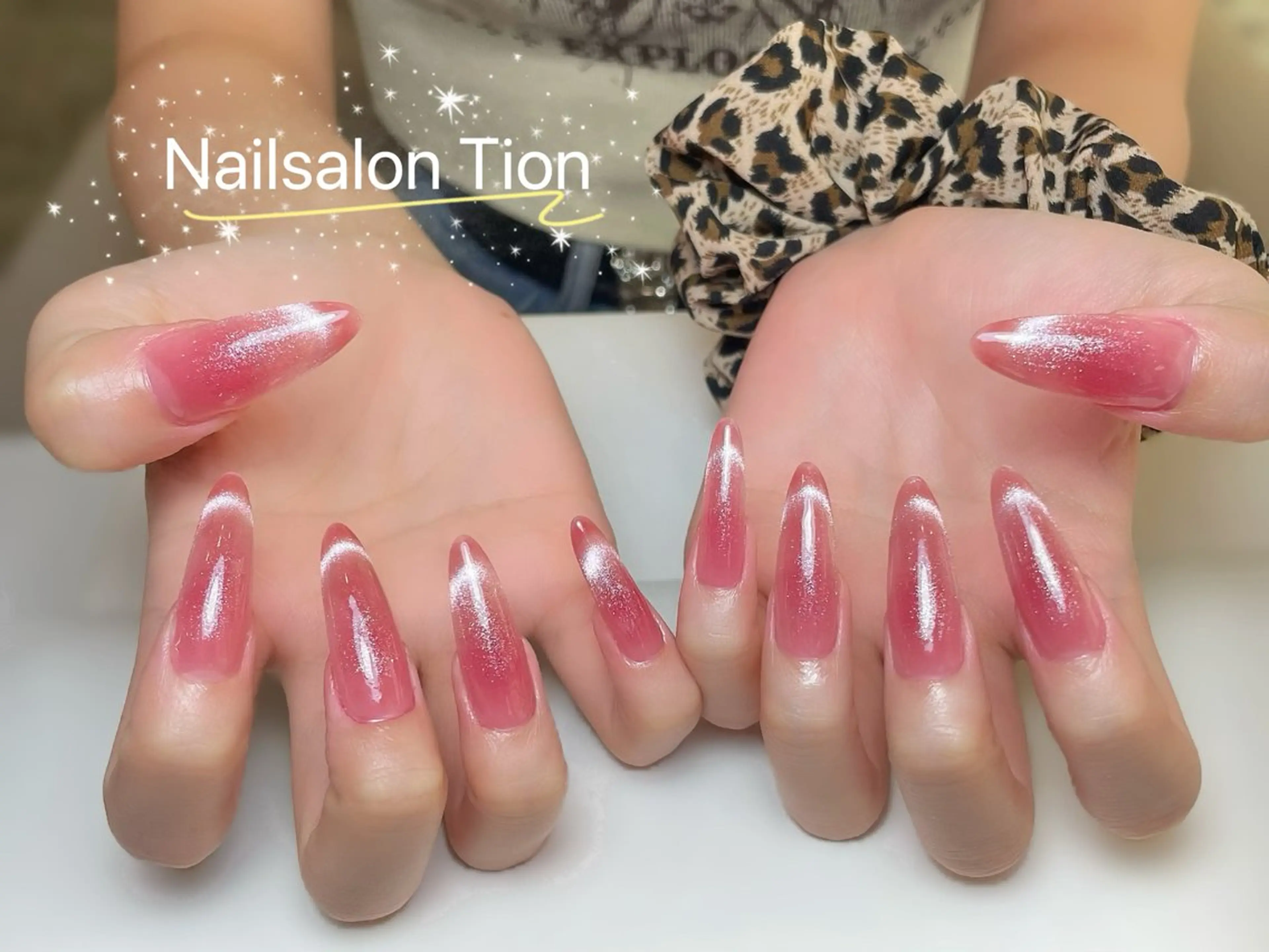 ネイル チークネイル マグネットネイル ハンドネイル Nailsalon Tion二子玉川店のネイルデザイン