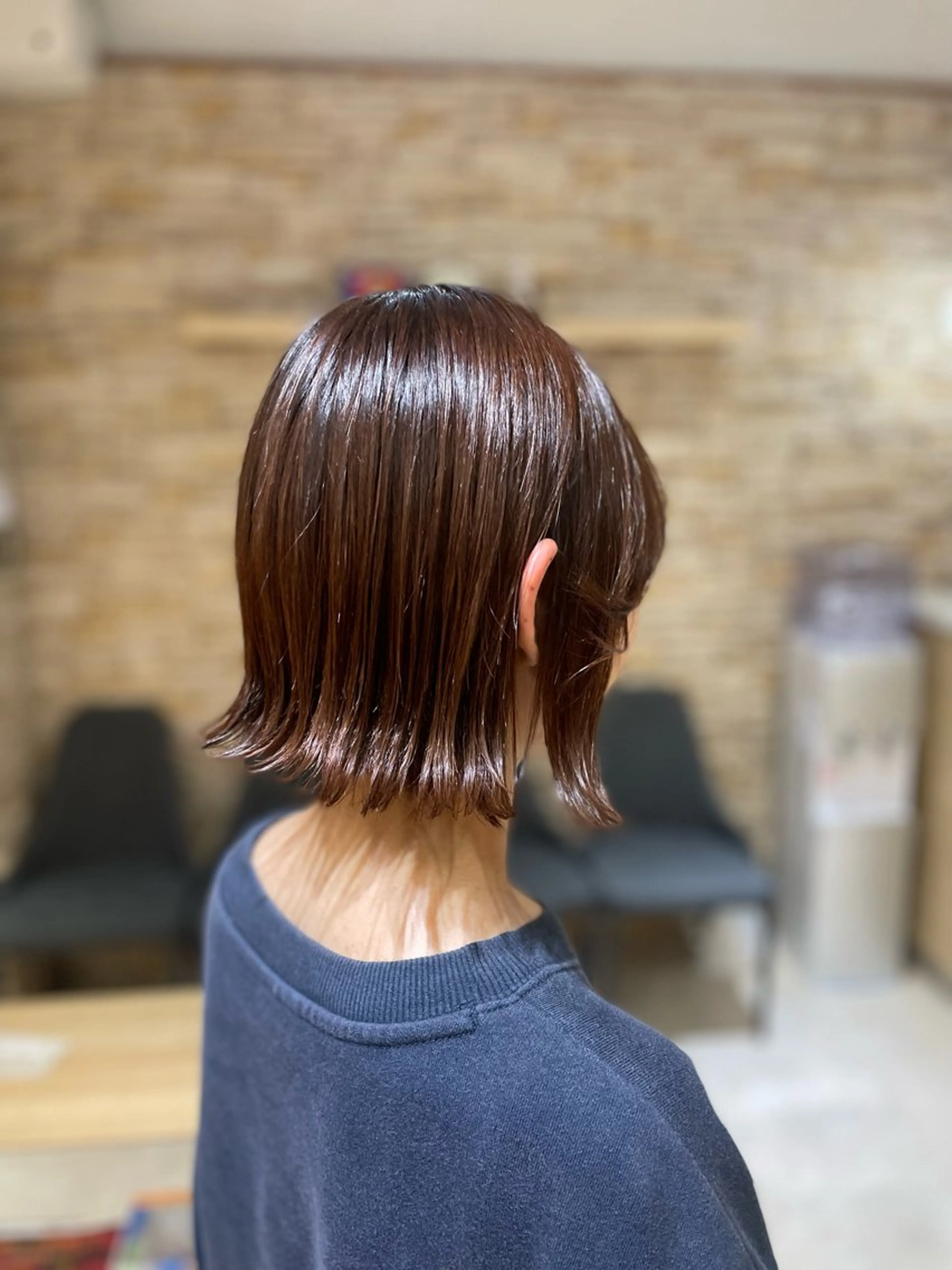 ショート カラー ブラウンカラー チョコレートブラウン Agu hair ferdi 千歳烏山店所属・⚡️カネコ マサフミ⚡️のヘアスタイル