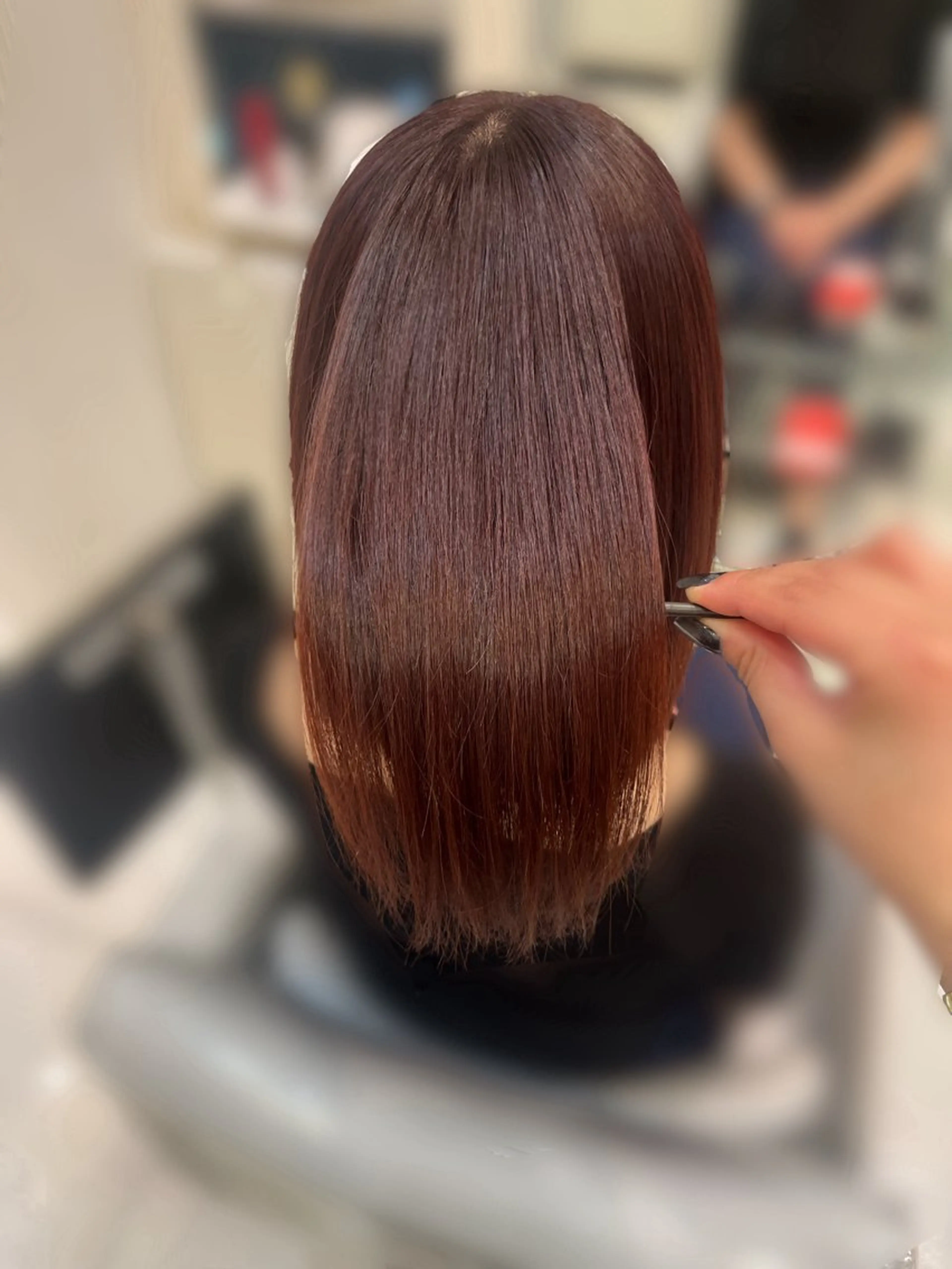 セミロング カラー メンズカット/パーマ /yoshimiのヘアスタイル