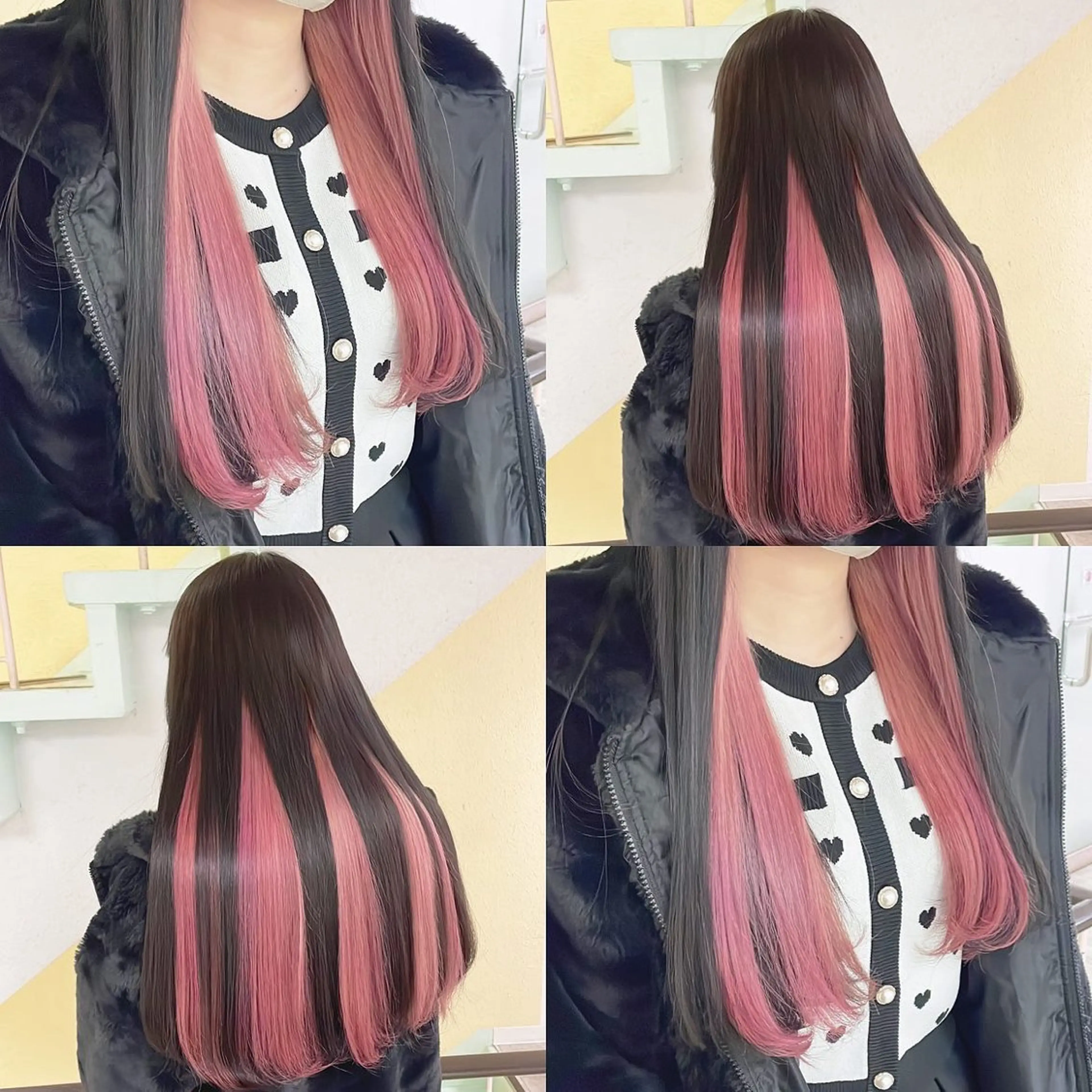 カラー ヘアカラー トリートメント 渋谷:インナーカラー ／🍒エリカ🍒のヘアスタイル