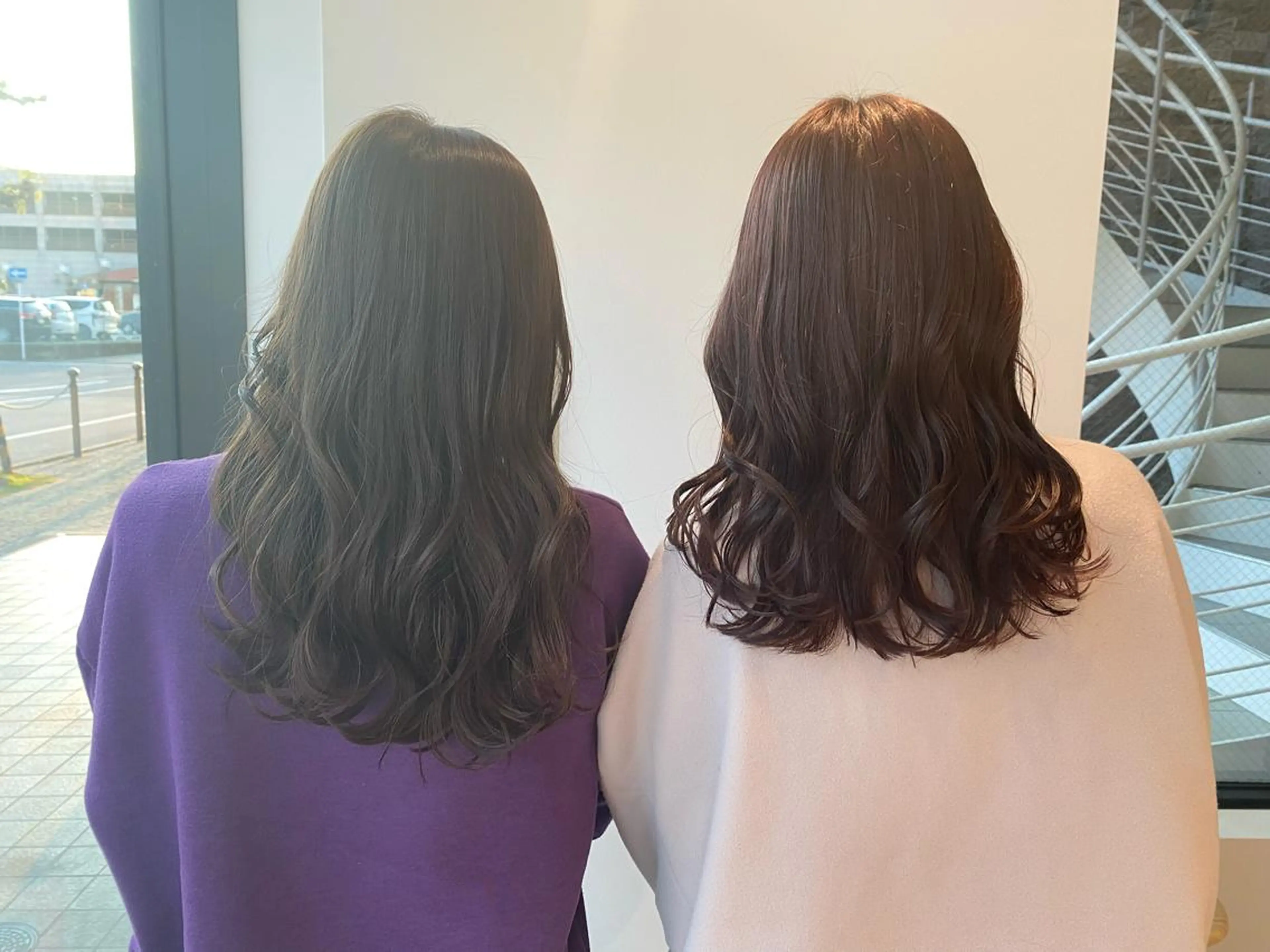 ミディアム カラー 卒業式のヘアスタイル オスズ 🎀´-のヘアスタイル